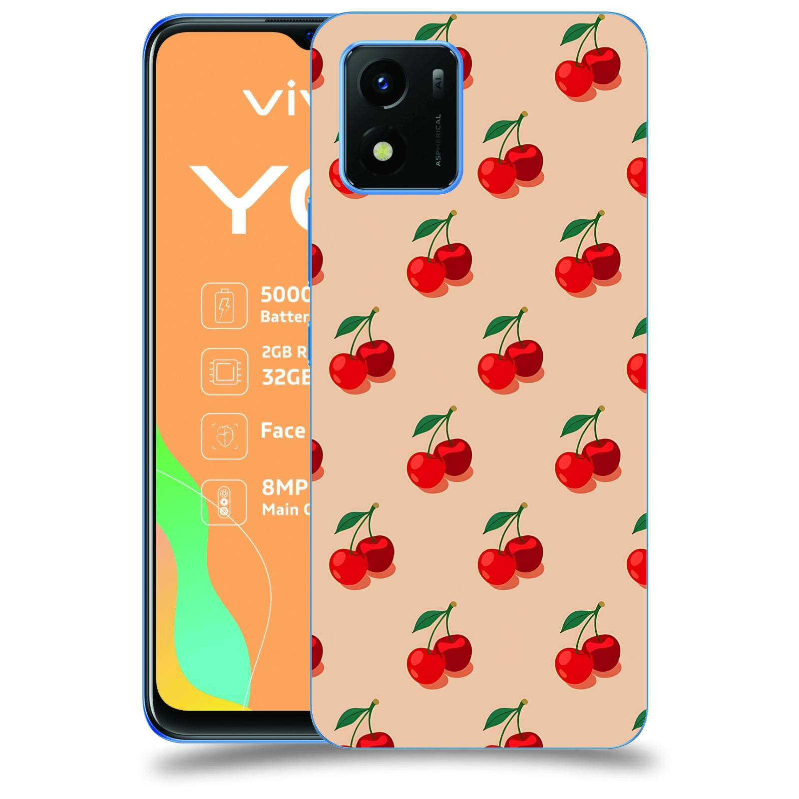 ACOVER Kryt na mobil Vivo Y01 - Šťavnaté třešně