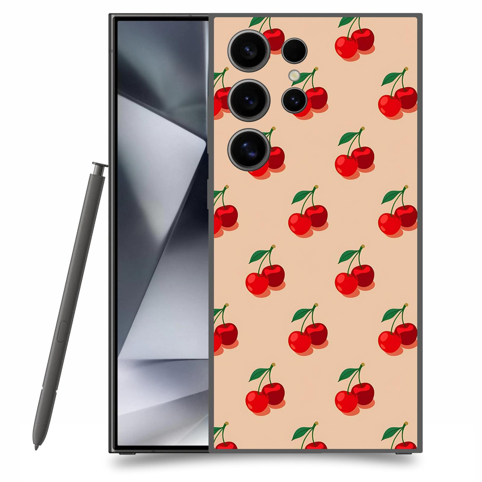 ACOVER Kryt na mobil Samsung Galaxy S24 Ultra - Šťavnaté třešně
