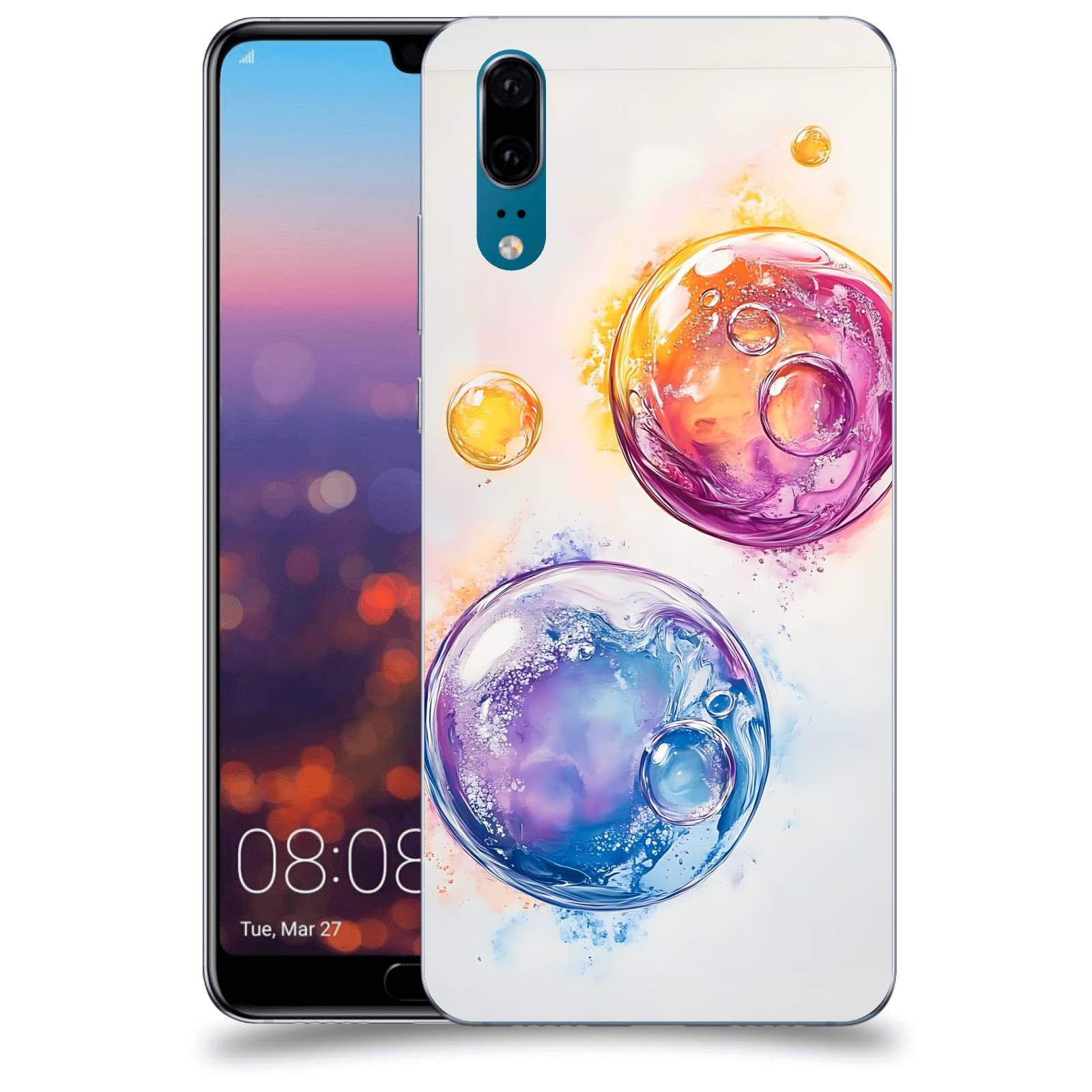ACOVER Kryt na mobil Huawei P20 - Tekutá energie