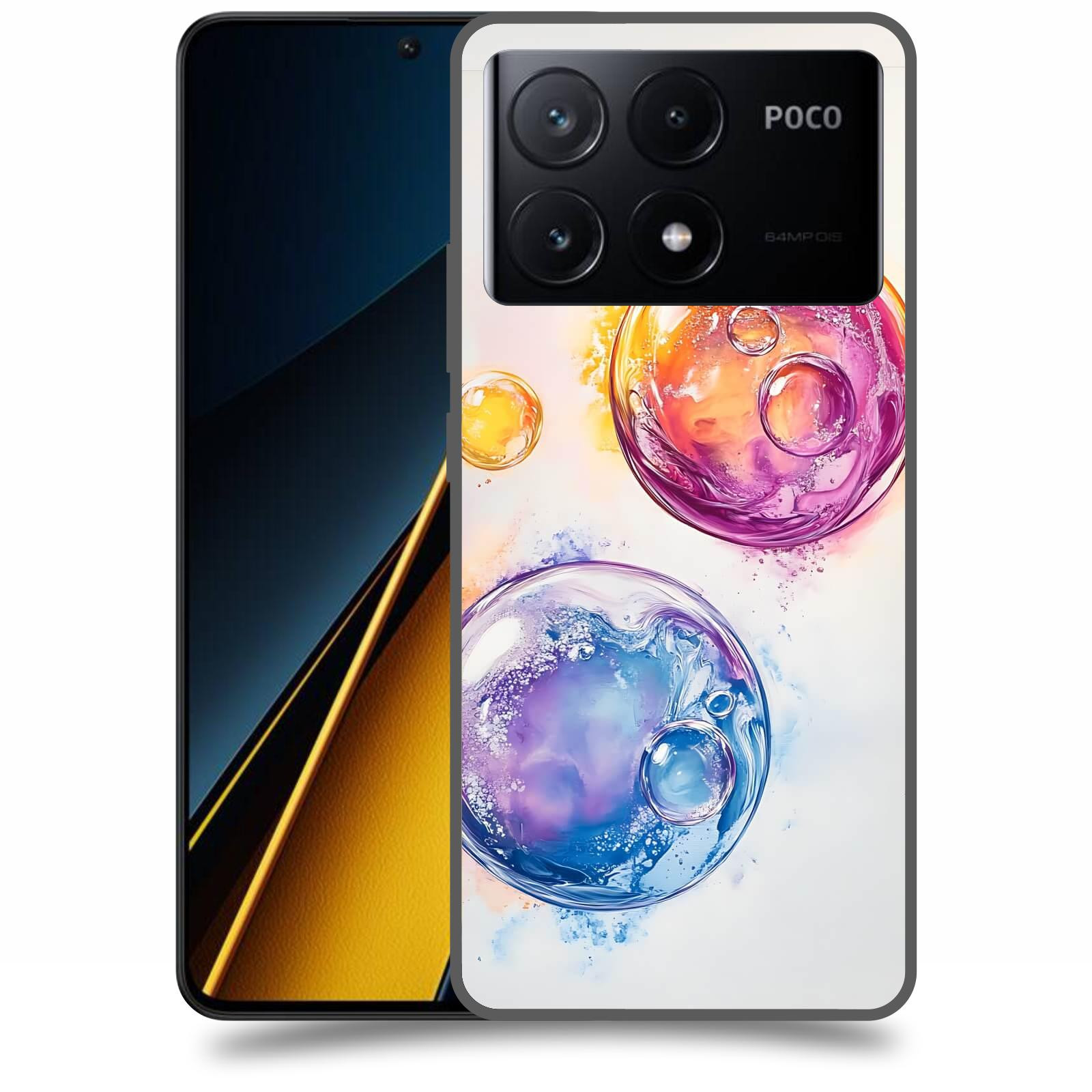 ACOVER Kryt na mobil Poco X6 Pro 5G - Tekutá energie