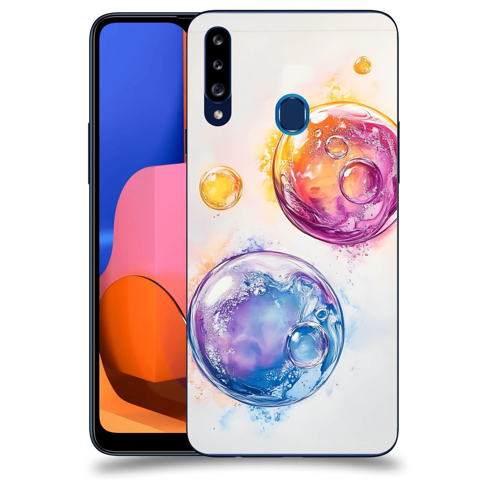 ACOVER Kryt na mobil Samsung Galaxy A20s - Tekutá energie
