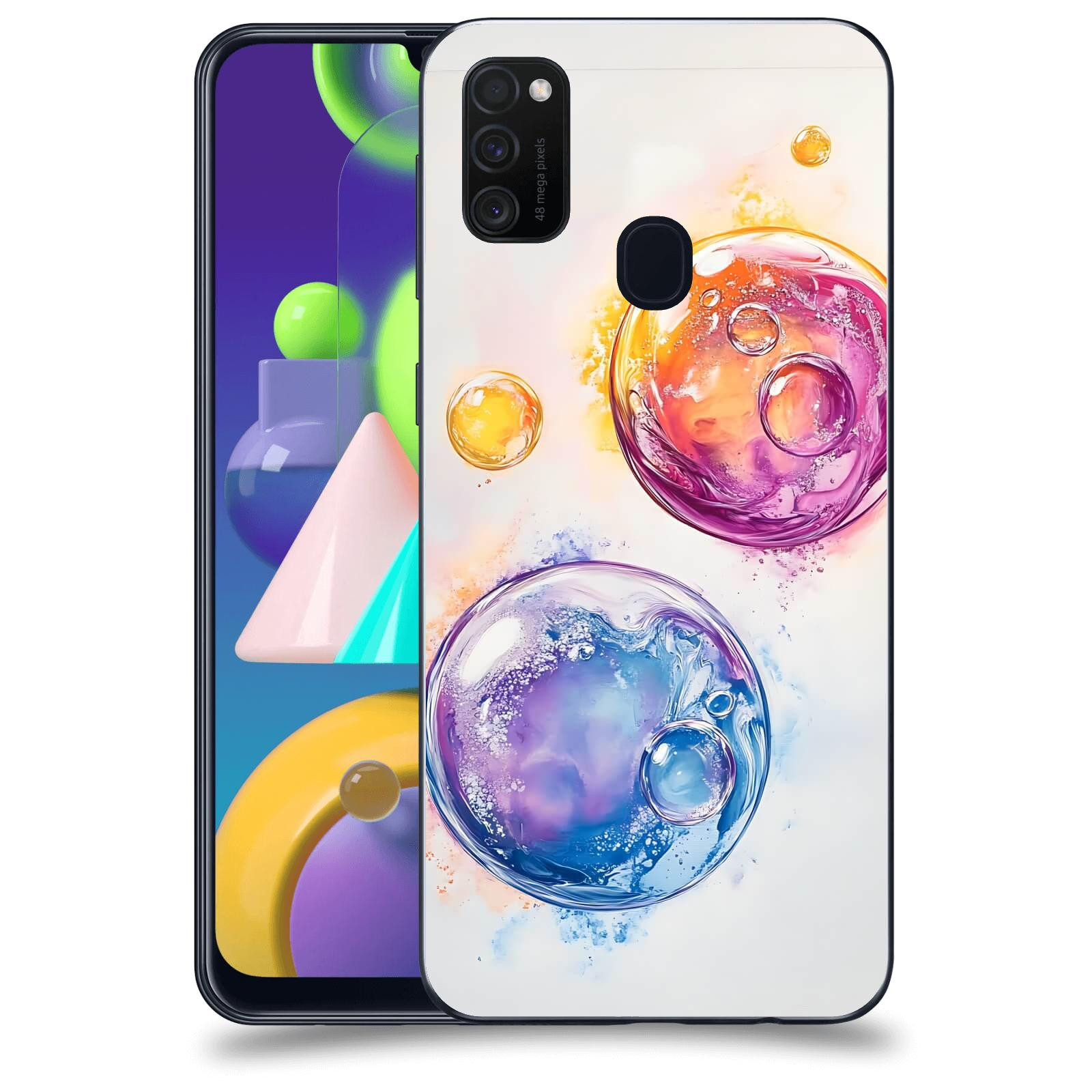 ACOVER Kryt na mobil Samsung Galaxy M21 M215F - Tekutá energie
