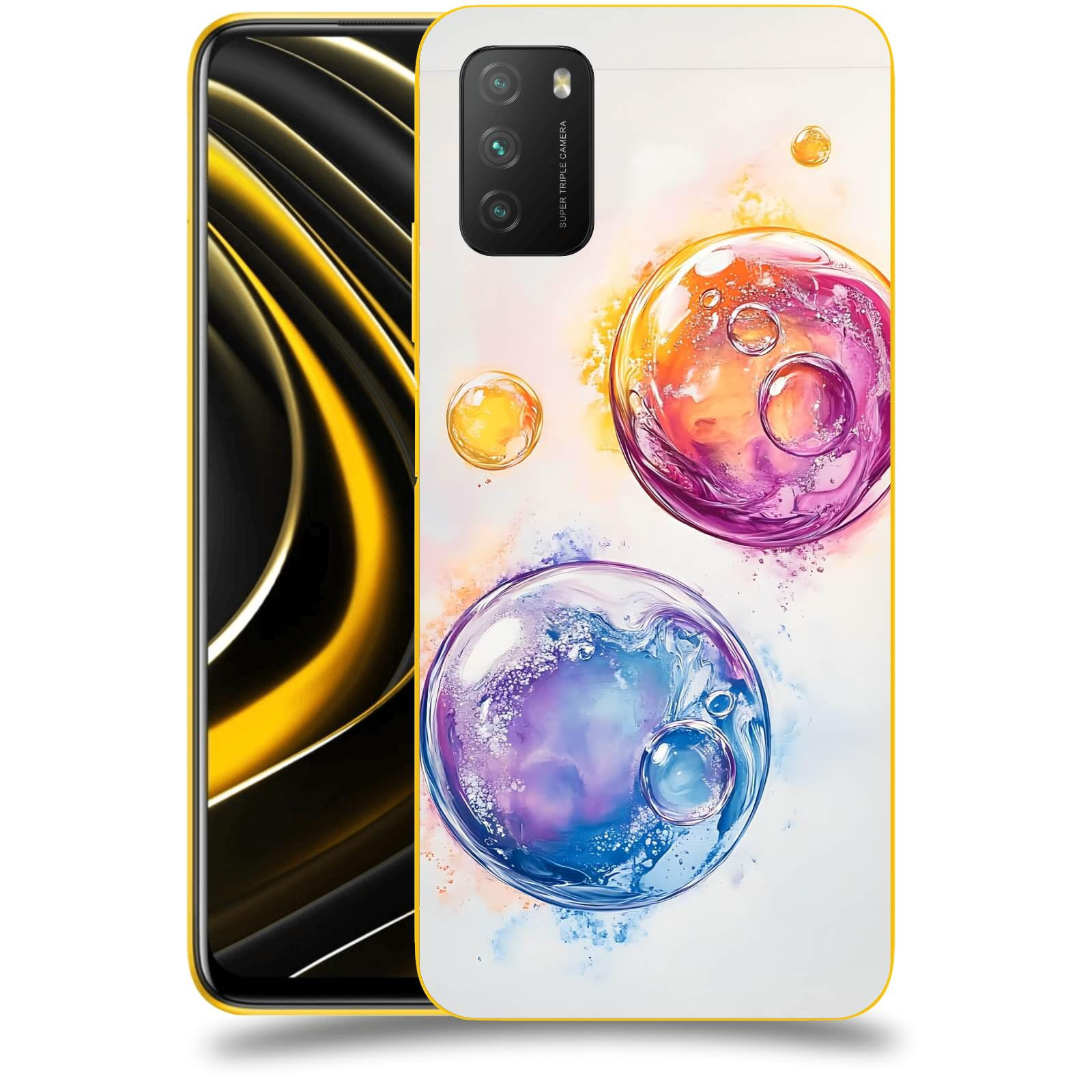 ACOVER Kryt na mobil Xiaomi Poco M3 - Tekutá energie