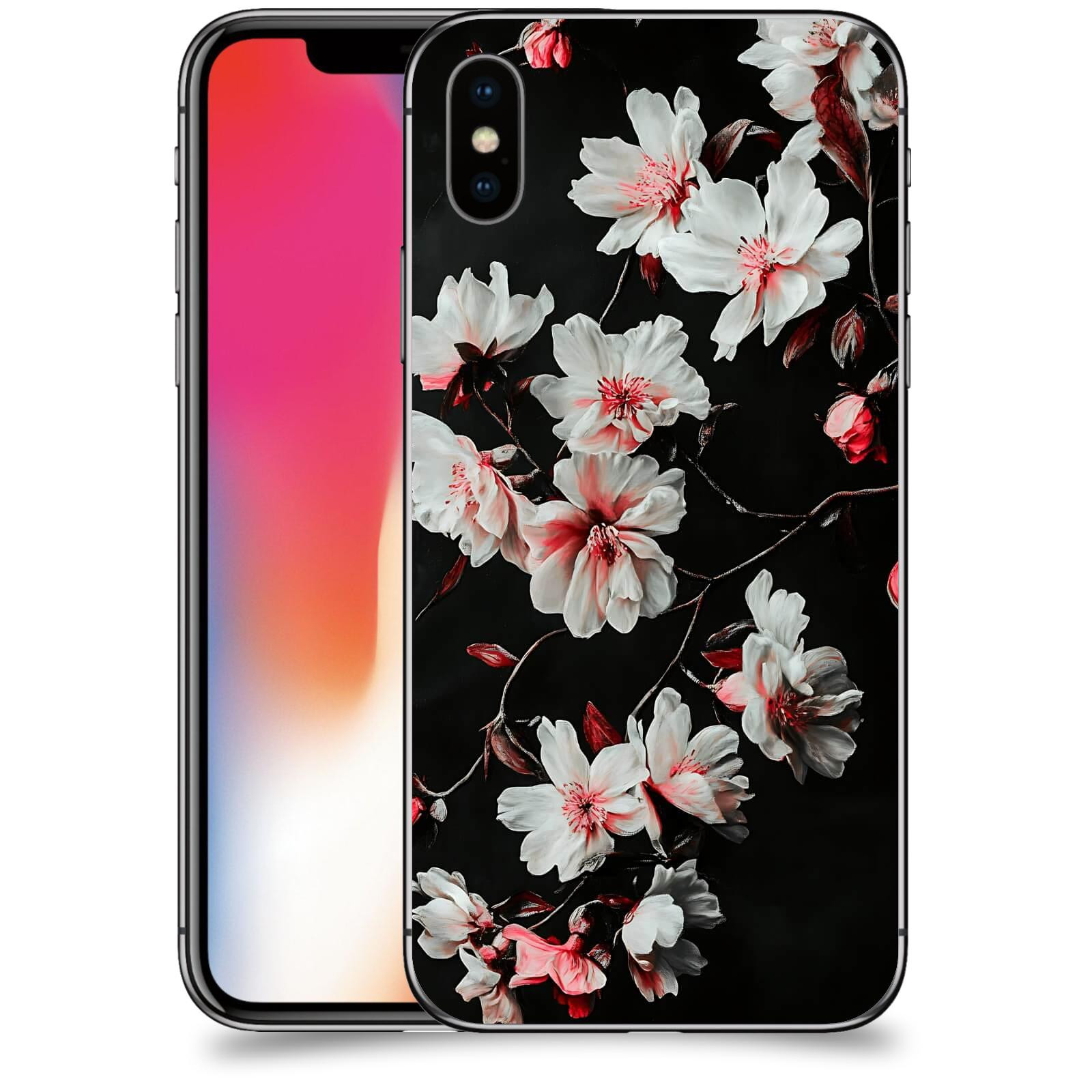 ACOVER Kryt na mobil Apple iPhone X/XS - Temná něžnost