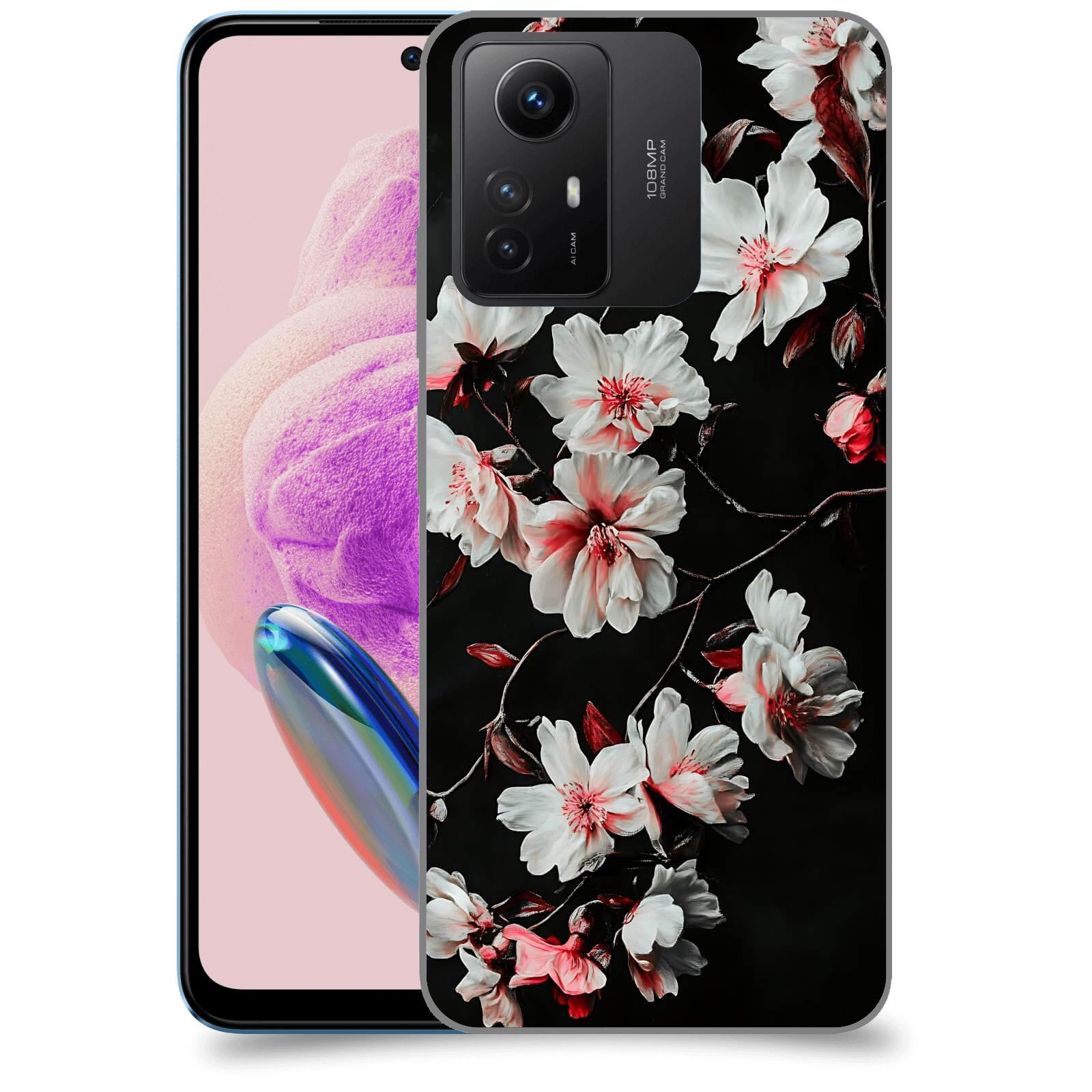 ACOVER Kryt na mobil Xiaomi Redmi Note 12S - Temná něžnost