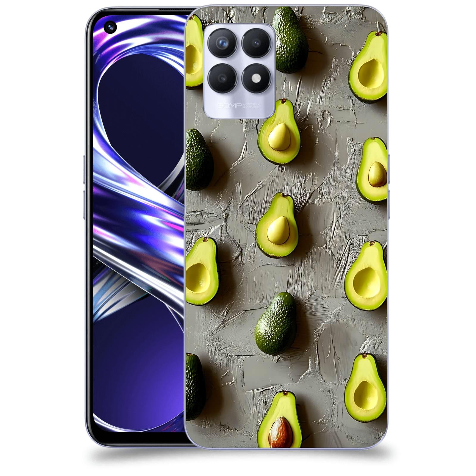 ACOVER Kryt na mobil Realme 8i - Zelená harmonie