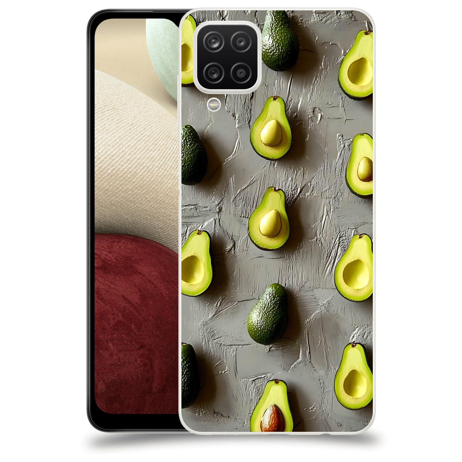 ACOVER Kryt na mobil Samsung Galaxy A12 A125F - Zelená harmonie