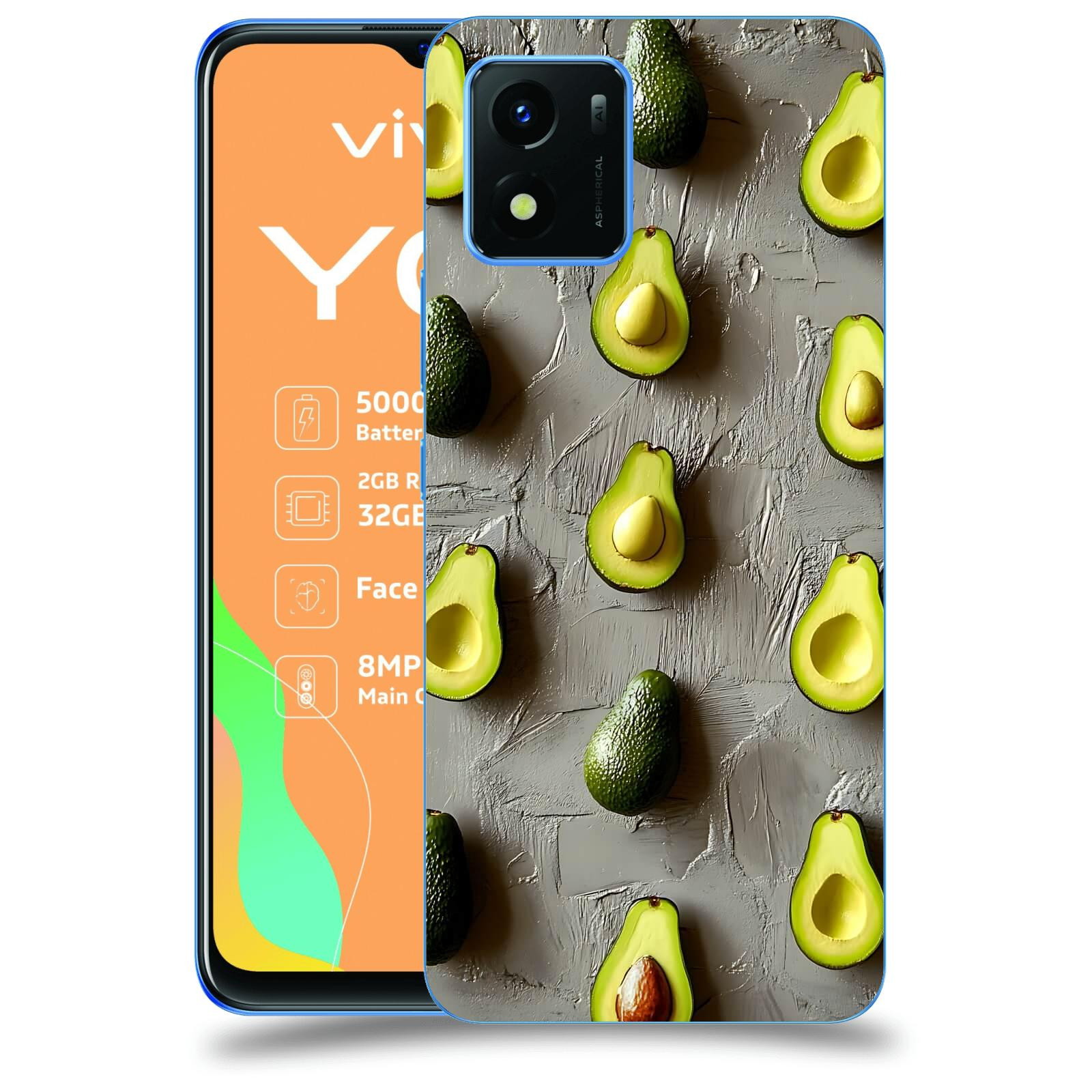 ACOVER Kryt na mobil Vivo Y01 - Zelená harmonie