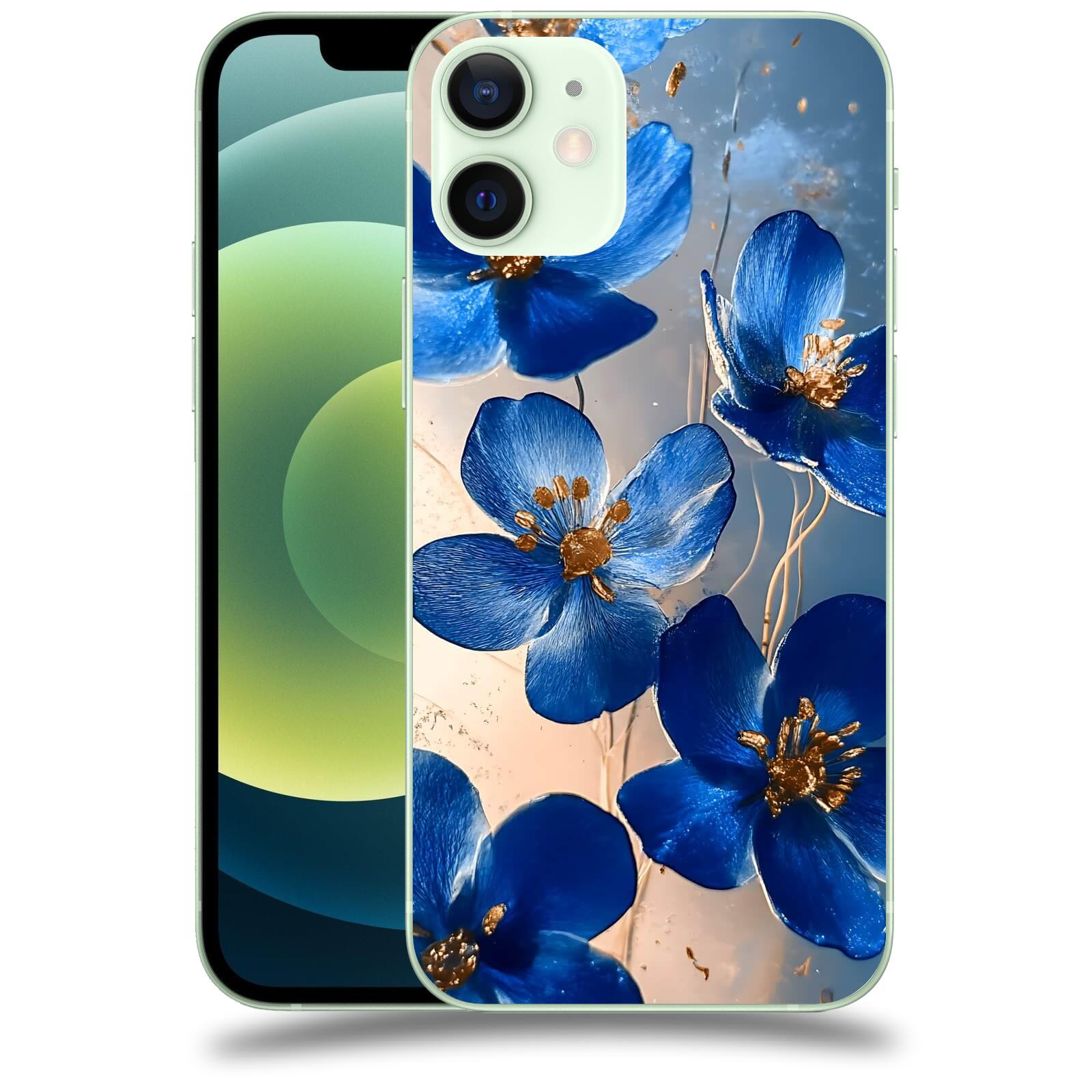 ACOVER Kryt na mobil Apple iPhone 12 mini - Zlatá elegance