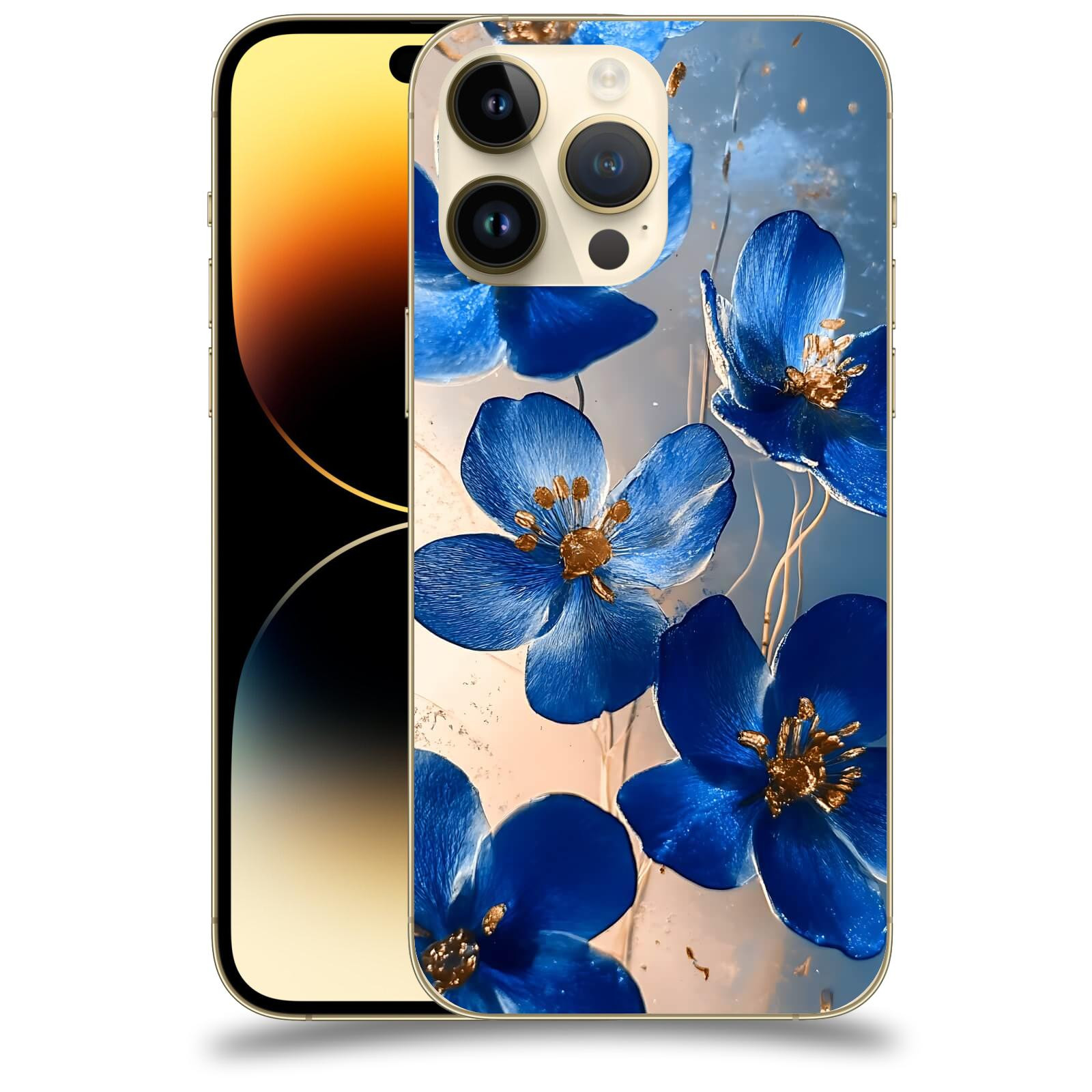 ACOVER Kryt na mobil Apple iPhone 14 Pro Max - Zlatá elegance