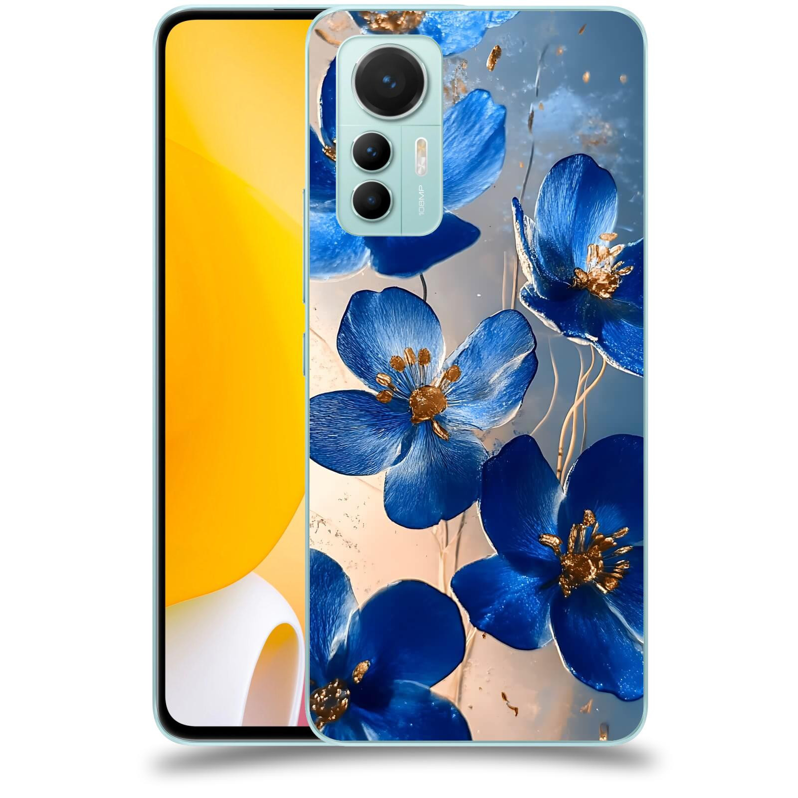 ACOVER Kryt na mobil Xiaomi 12 Lite - Zlatá elegance