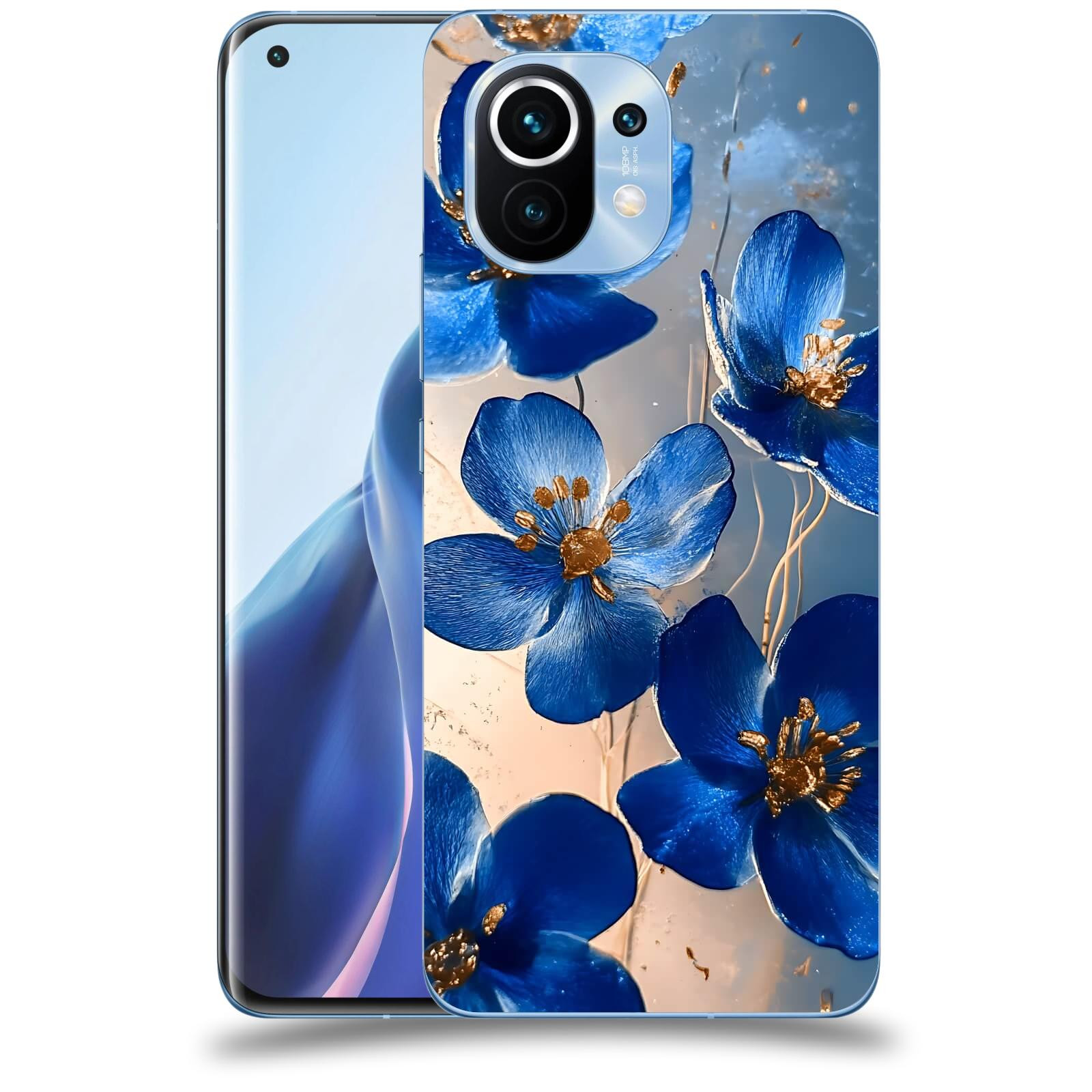 ACOVER Kryt na mobil Xiaomi Mi 11 - Zlatá elegance