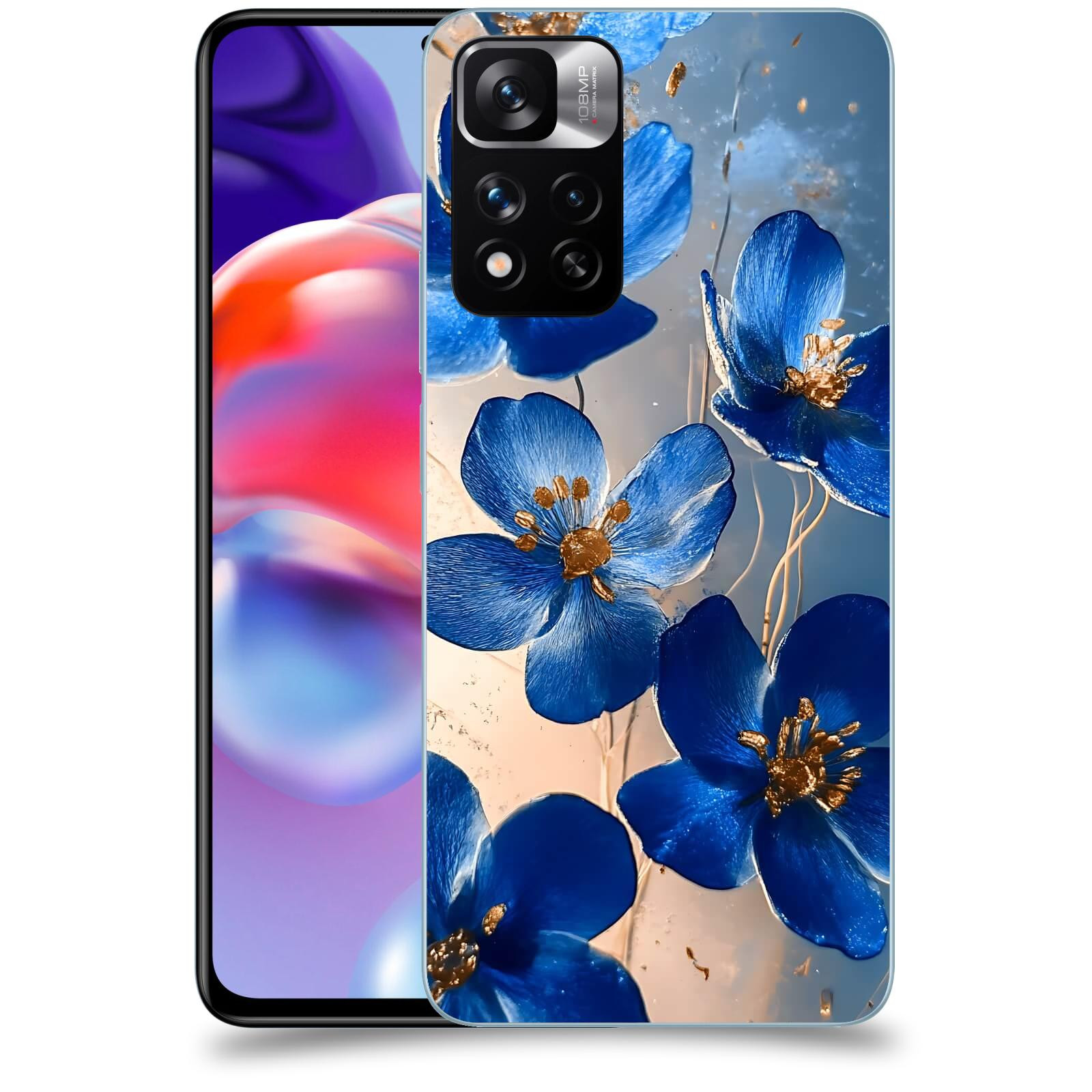 ACOVER Kryt na mobil Xiaomi Redmi Note 11 Pro+ 5G - Zlatá elegance