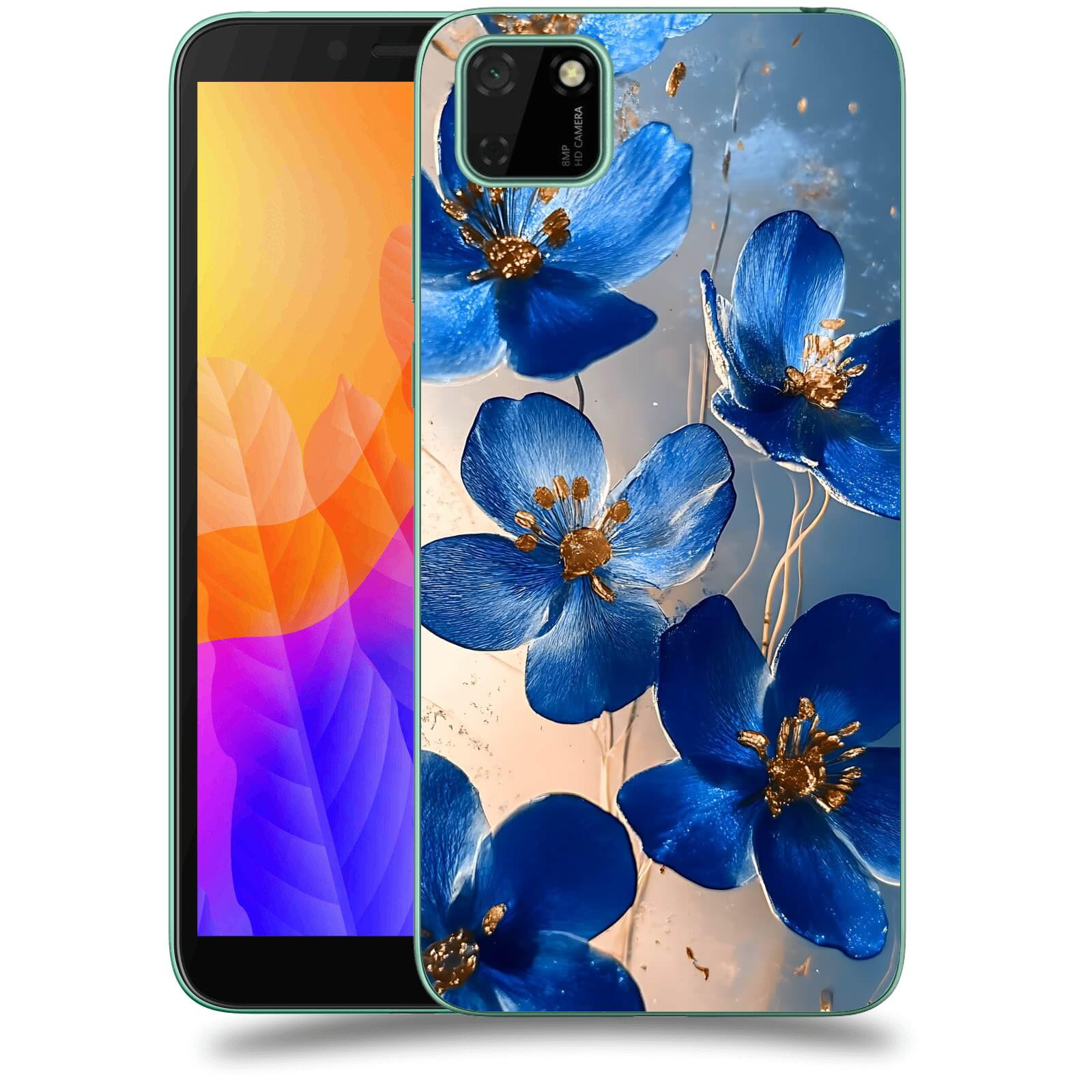 ACOVER Kryt na mobil Huawei Y5P - Zlatá elegance