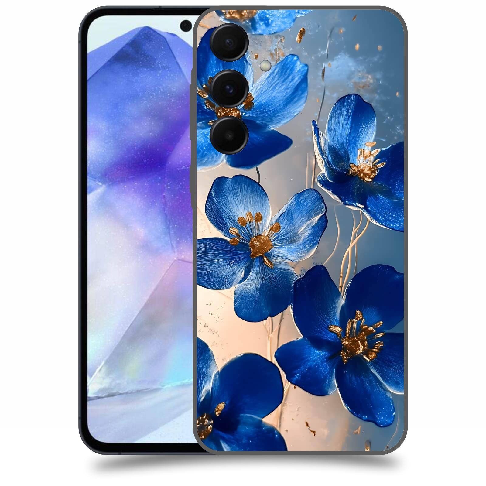 ACOVER Kryt na mobil Samsung Galaxy A55 5G - Zlatá elegance