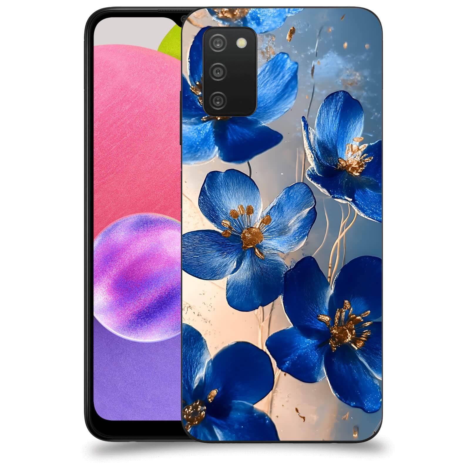 ACOVER Kryt na mobil Samsung Galaxy A03s A037G - Zlatá elegance