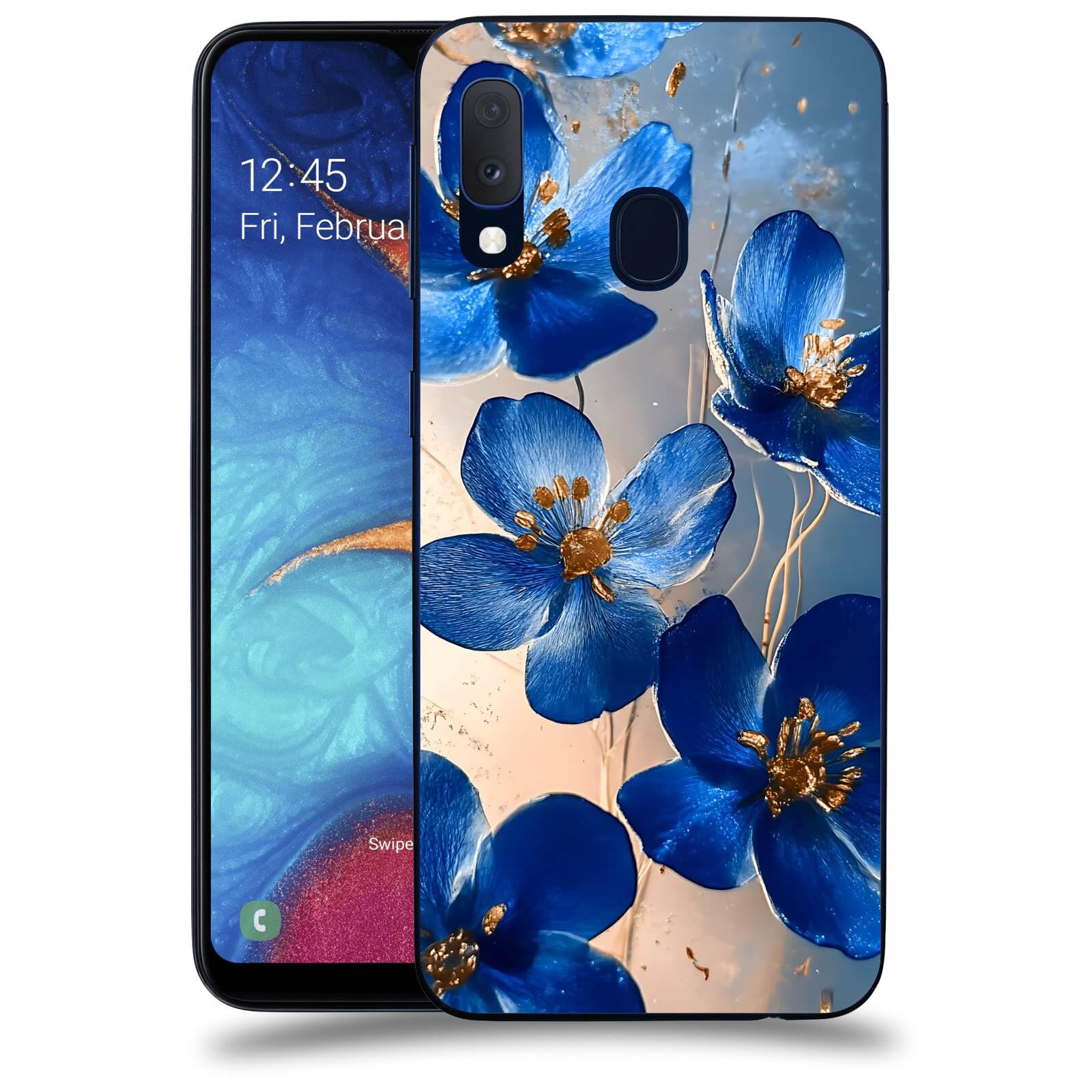 ACOVER Kryt na mobil Samsung Galaxy A20e A202F - Zlatá elegance