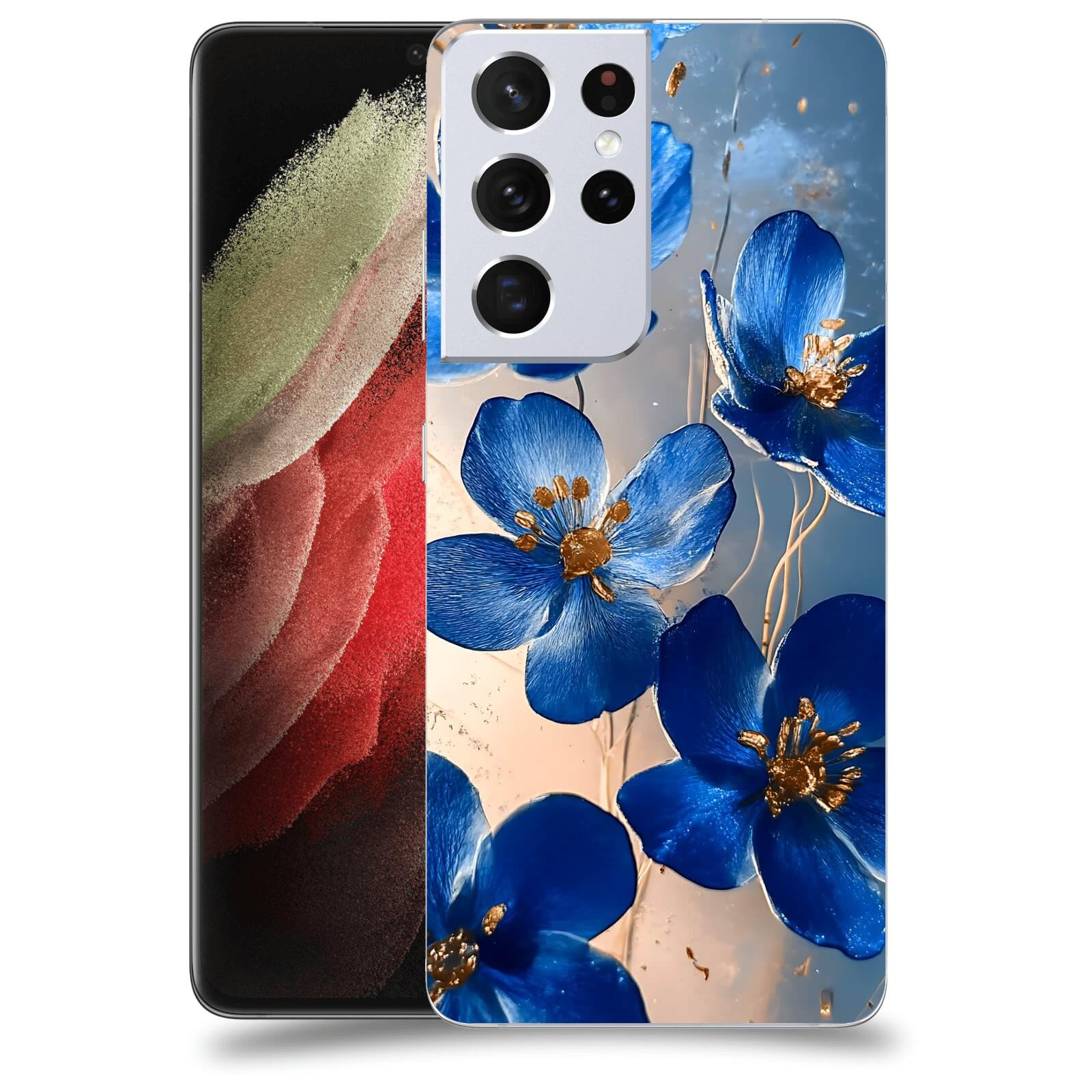 ACOVER Kryt na mobil Samsung Galaxy S21 Ultra 5G G998B - Zlatá elegance