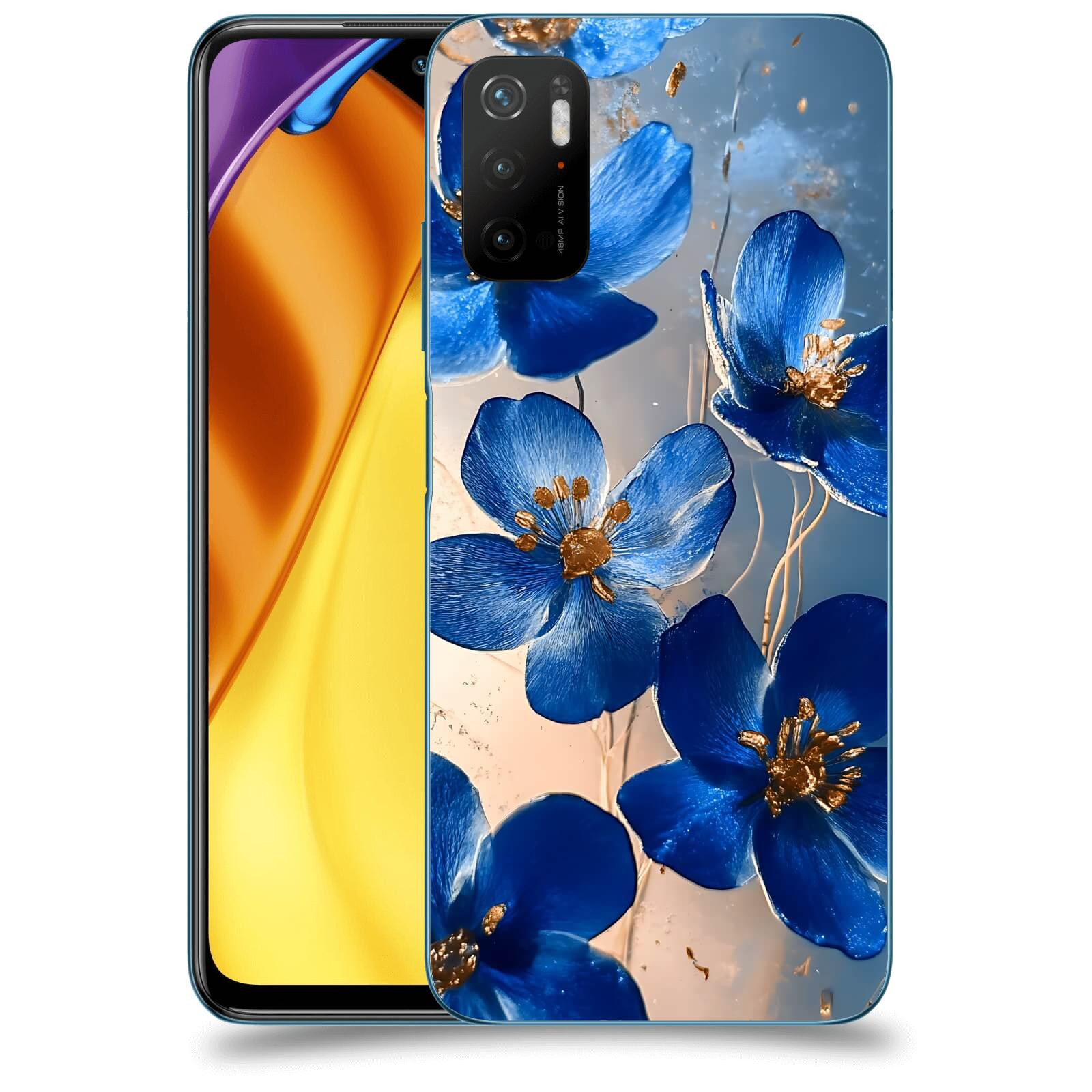 ACOVER Kryt na mobil Xiaomi Poco M3 Pro 5G - Zlatá elegance
