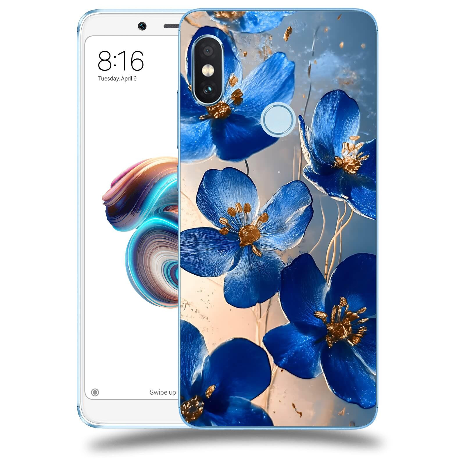ACOVER Kryt na mobil Xiaomi Redmi Note 5 Global - Zlatá elegance