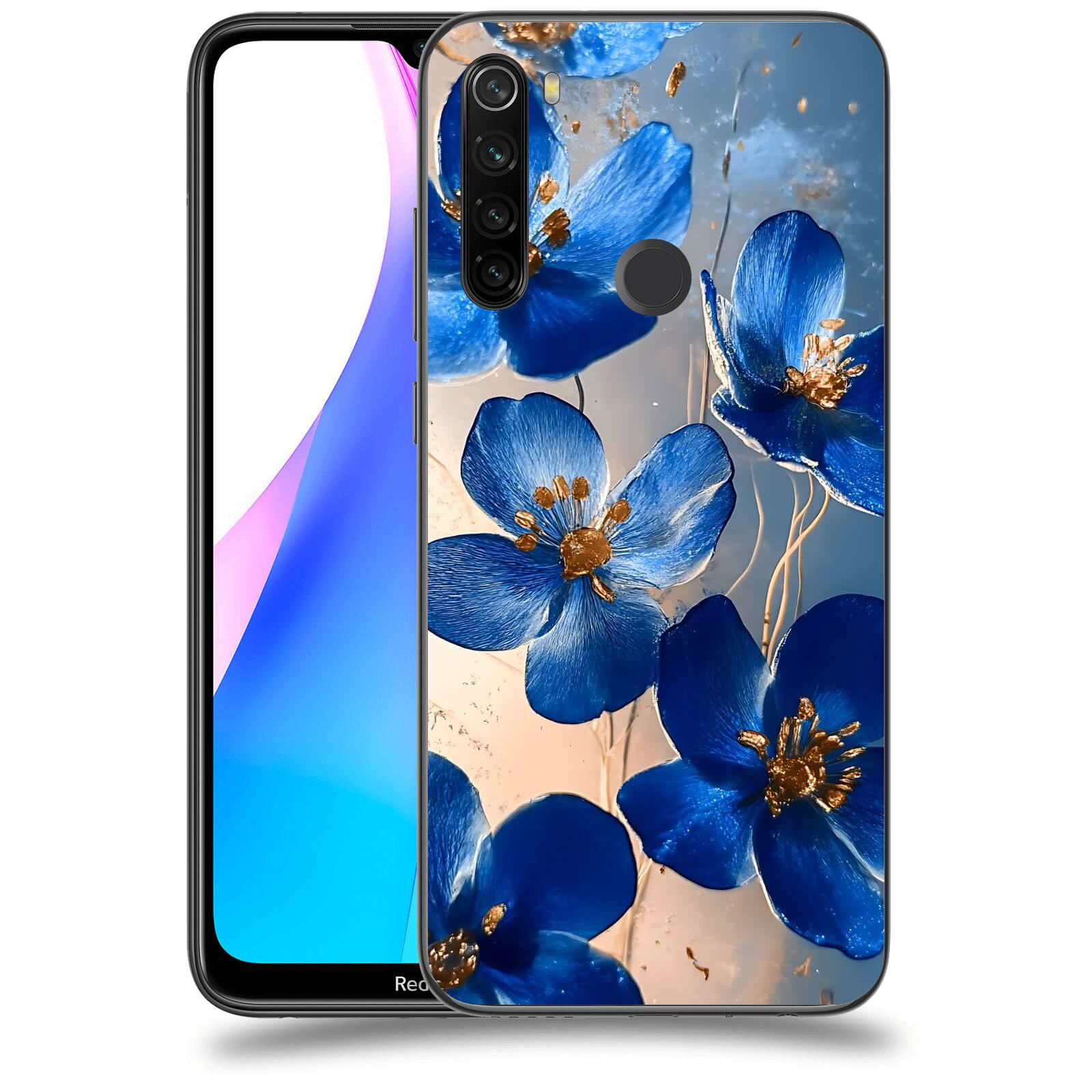 ACOVER Kryt na mobil Xiaomi Redmi Note 8T - Zlatá elegance