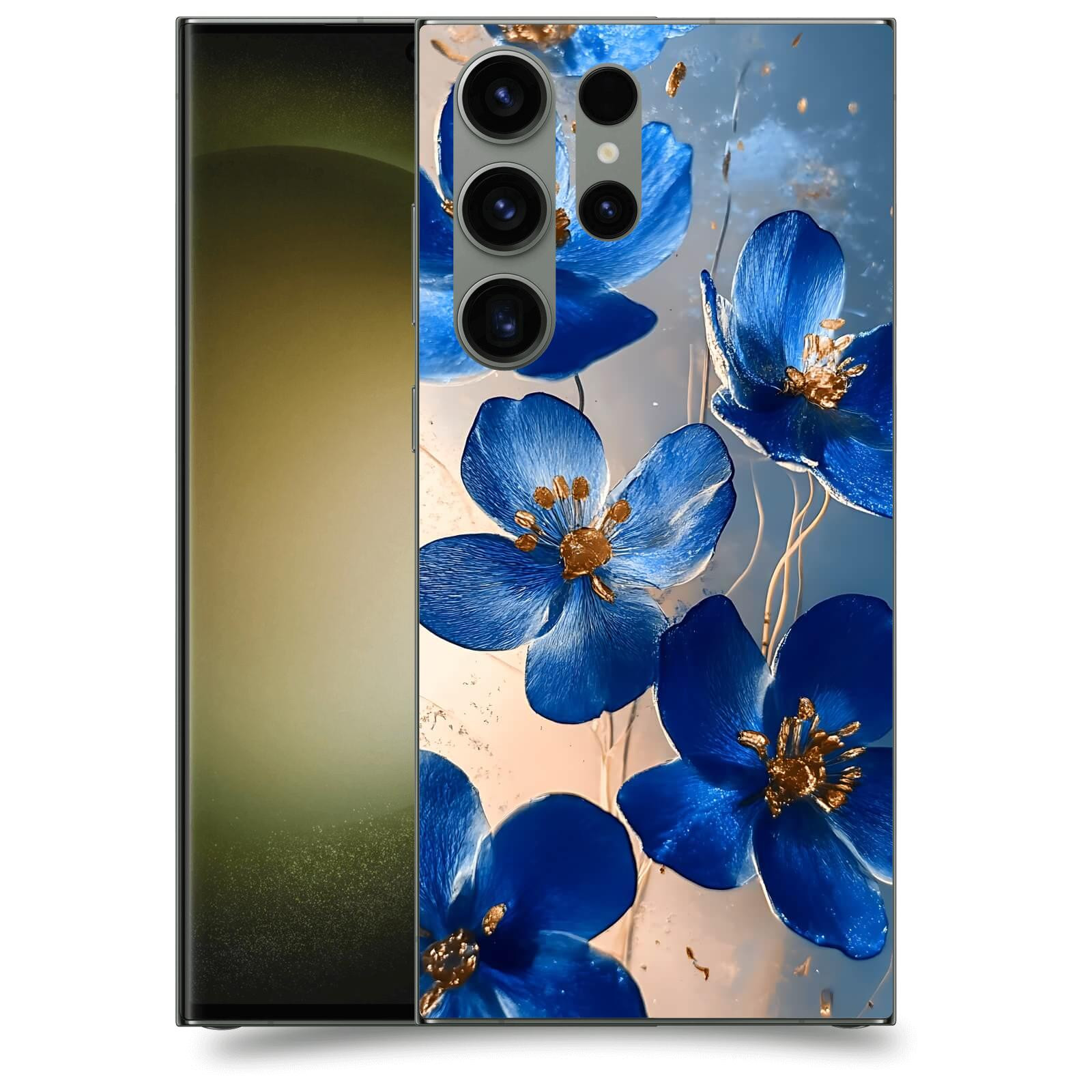 ACOVER Kryt na mobil Samsung Galaxy S23 Ultra 5G - Zlatá elegance