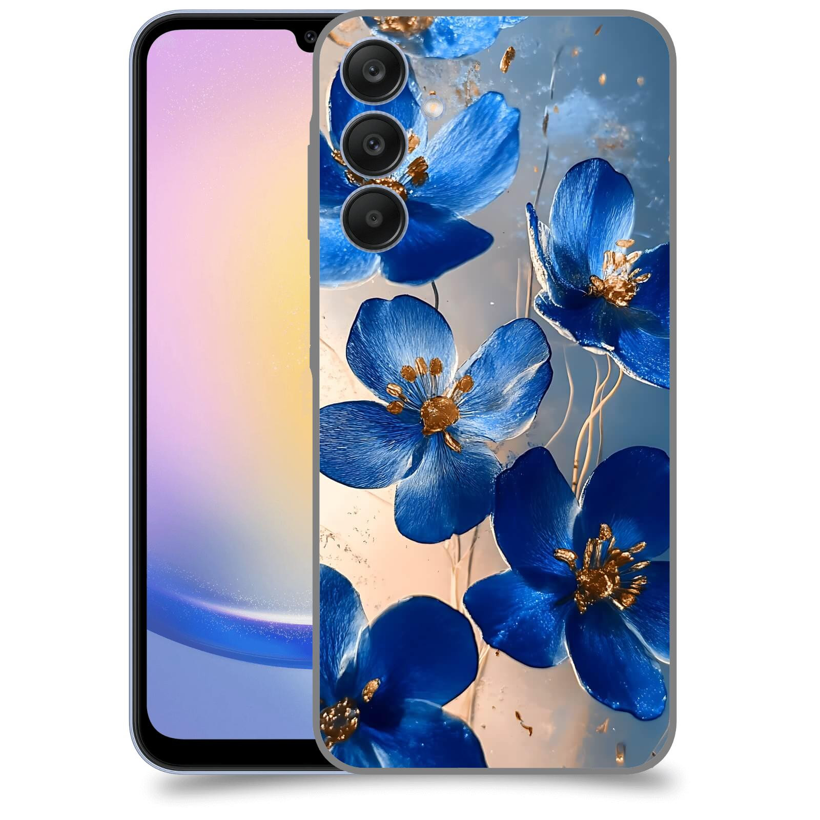 ACOVER Kryt na mobil Samsung Galaxy A25 5G - Zlatá elegance