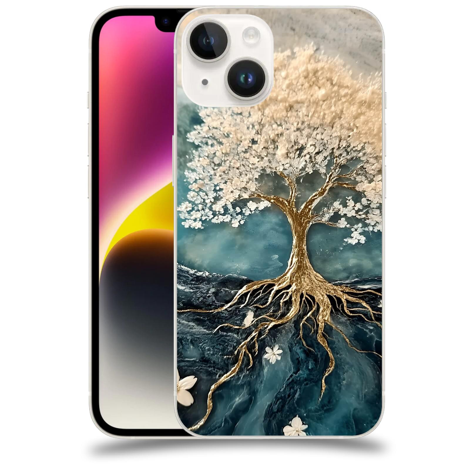 ACOVER Kryt na mobil Apple iPhone 14 - Zlatý život