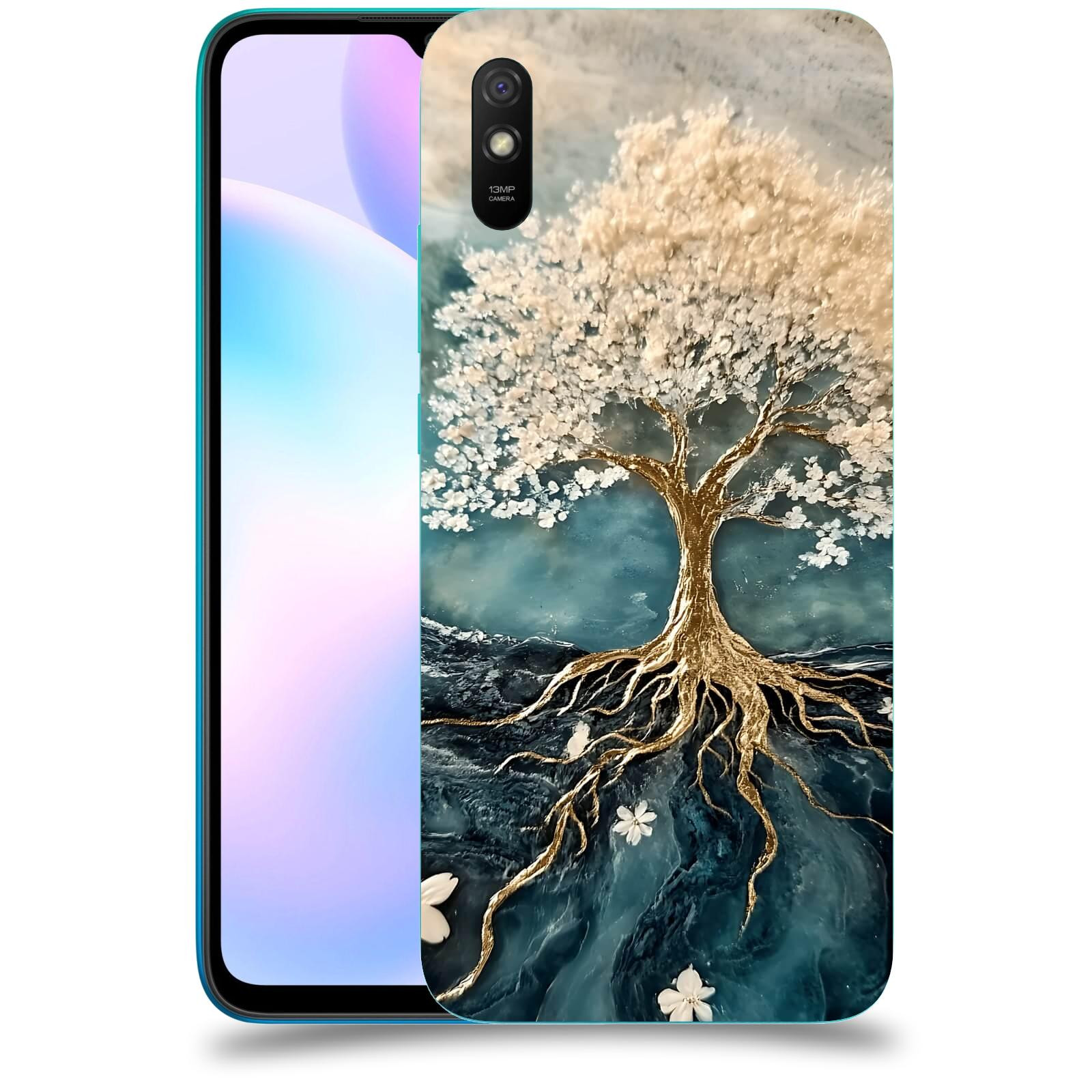ACOVER Kryt na mobil Xiaomi Redmi 9AT - Zlatý život