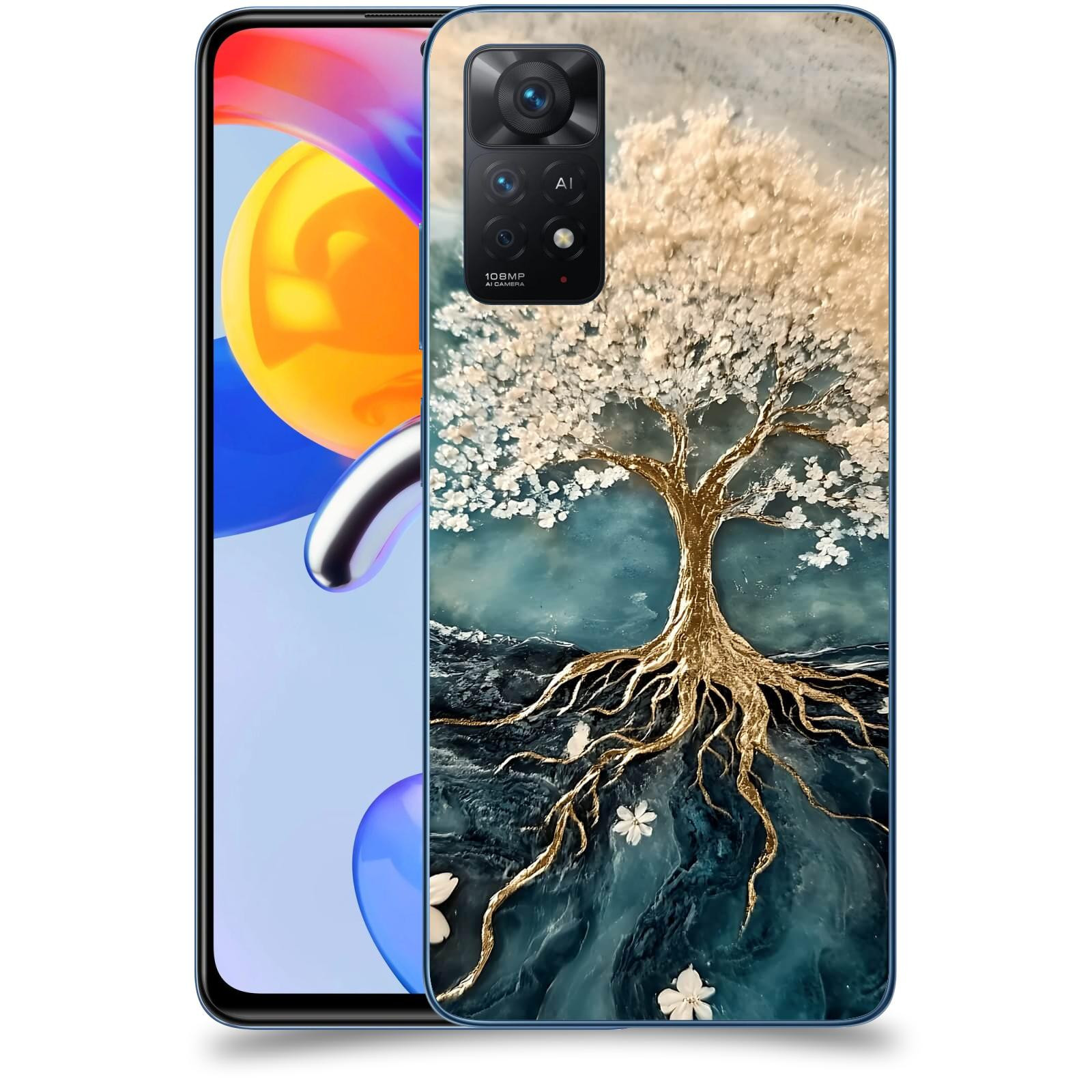 ACOVER Kryt na mobil Xiaomi Redmi Note 11 Pro 5G - Zlatý život