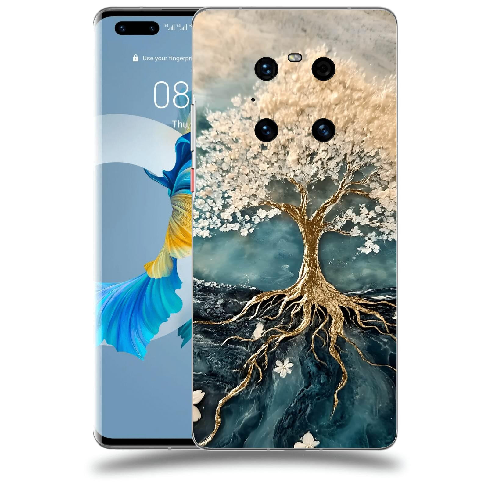 ACOVER Kryt na mobil Huawei Mate 40 Pro - Zlatý život