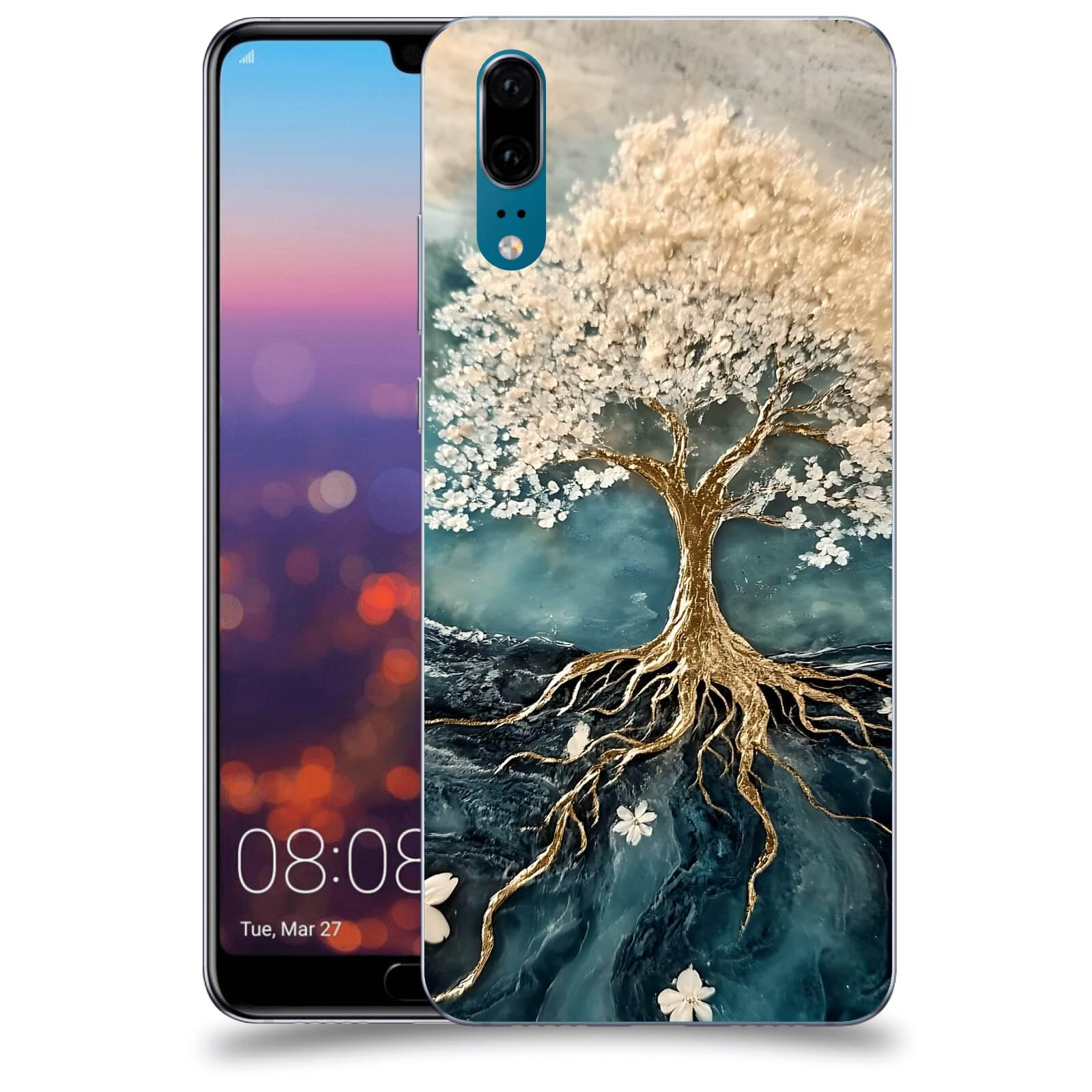 ACOVER Kryt na mobil Huawei P20 - Zlatý život