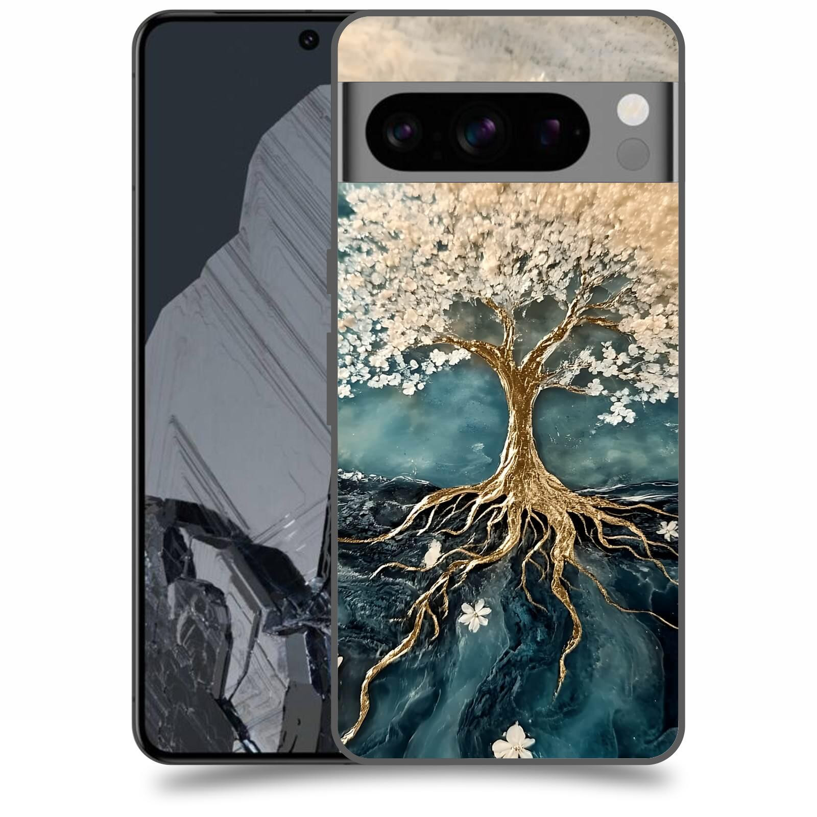 ACOVER Kryt na mobil Google Pixel 8 Pro - Zlatý život