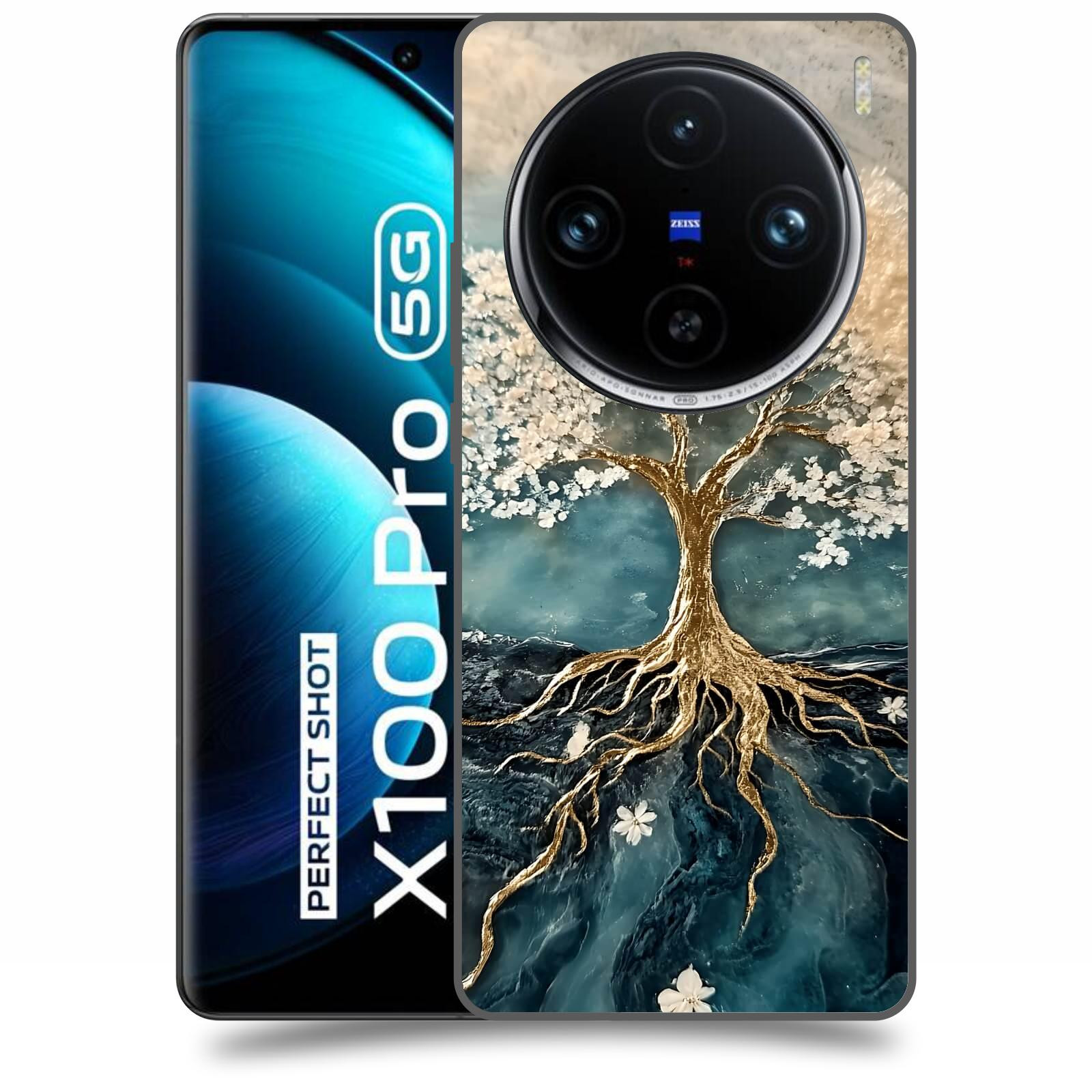 ACOVER Kryt na mobil Vivo X100 Pro 5G - Zlatý život