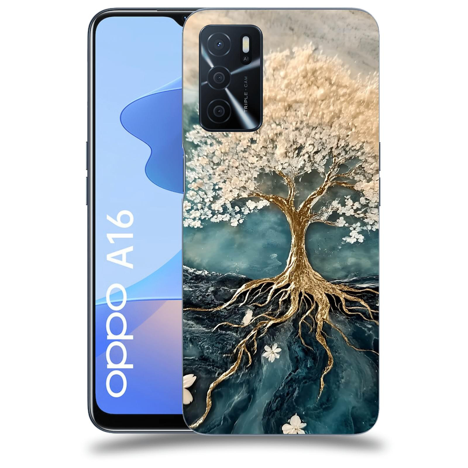 ACOVER Kryt na mobil OPPO A16 - Zlatý život