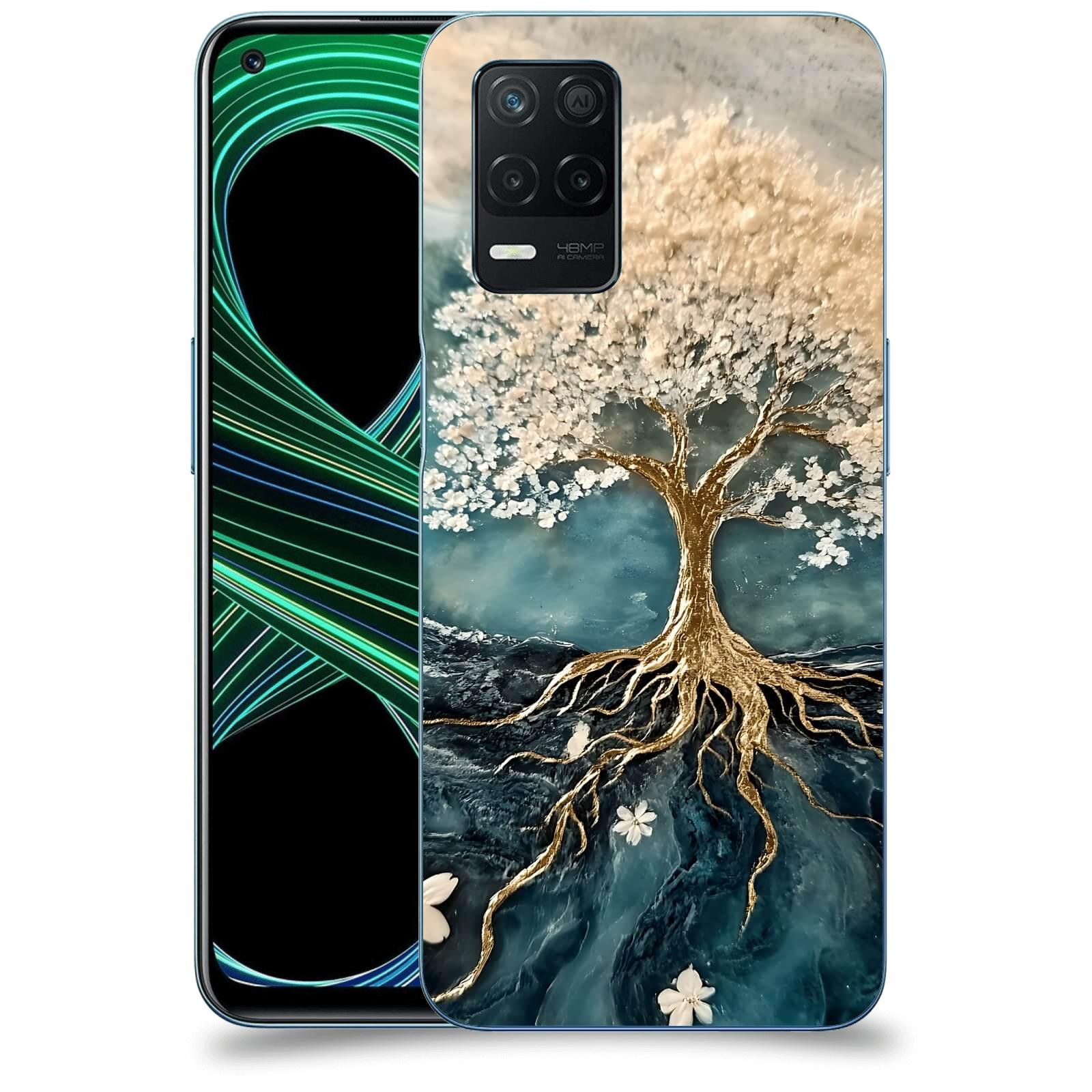 ACOVER Kryt na mobil Realme 8 5G - Zlatý život