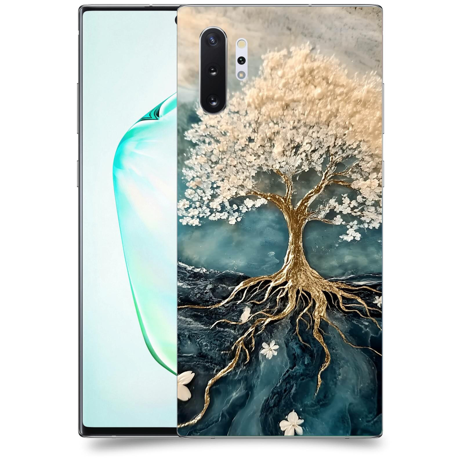 ACOVER Kryt na mobil Samsung Galaxy Note 10+ N975F - Zlatý život