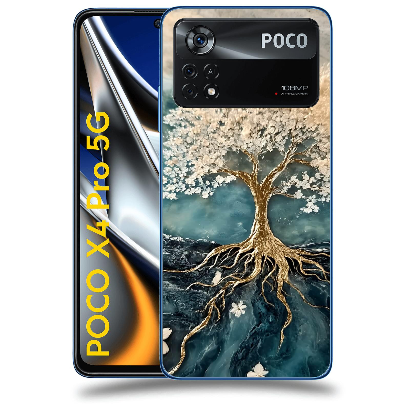 ACOVER Kryt na mobil Xiaomi Poco X4 Pro 5G - Zlatý život
