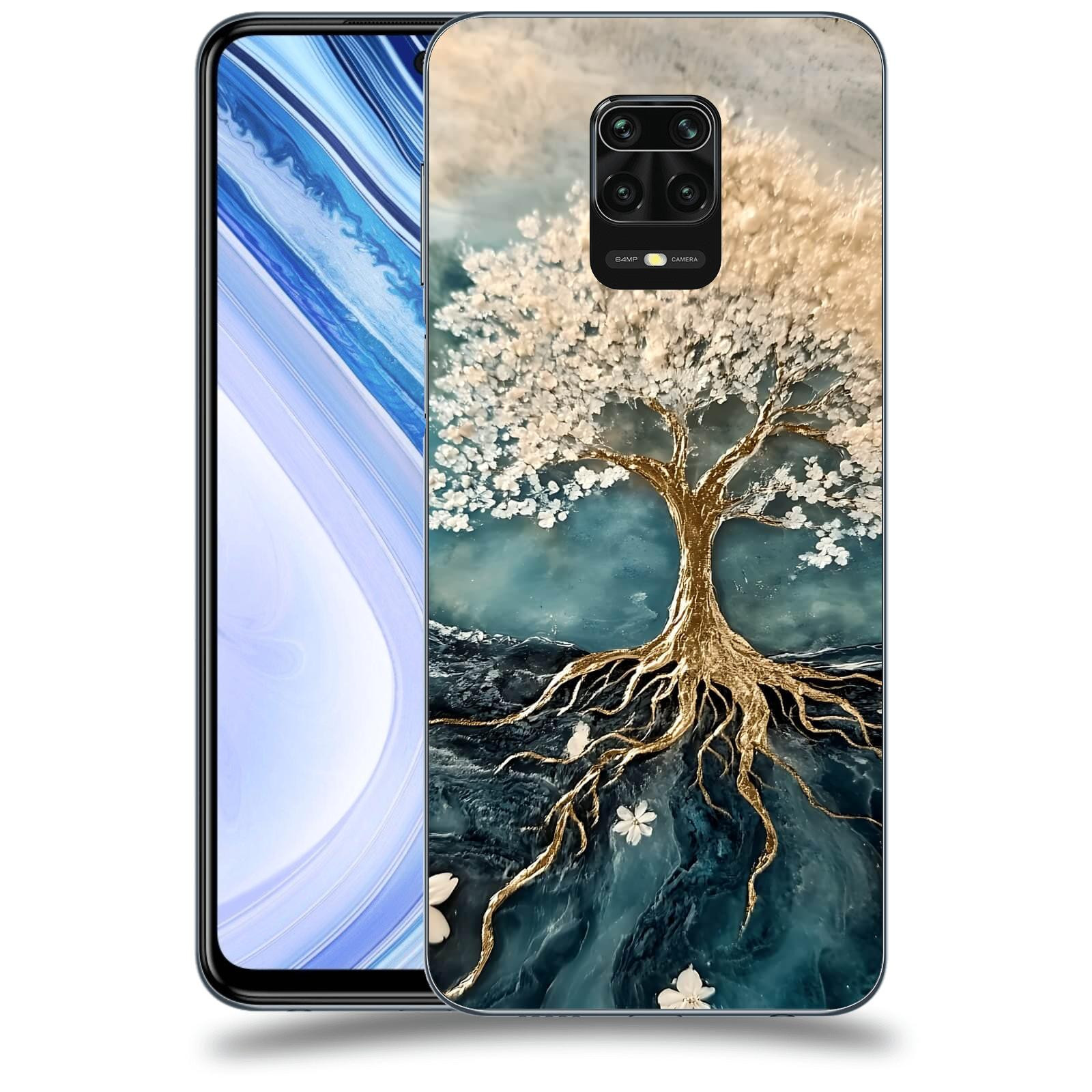 ACOVER Kryt na mobil Xiaomi Redmi Note 9 Pro - Zlatý život