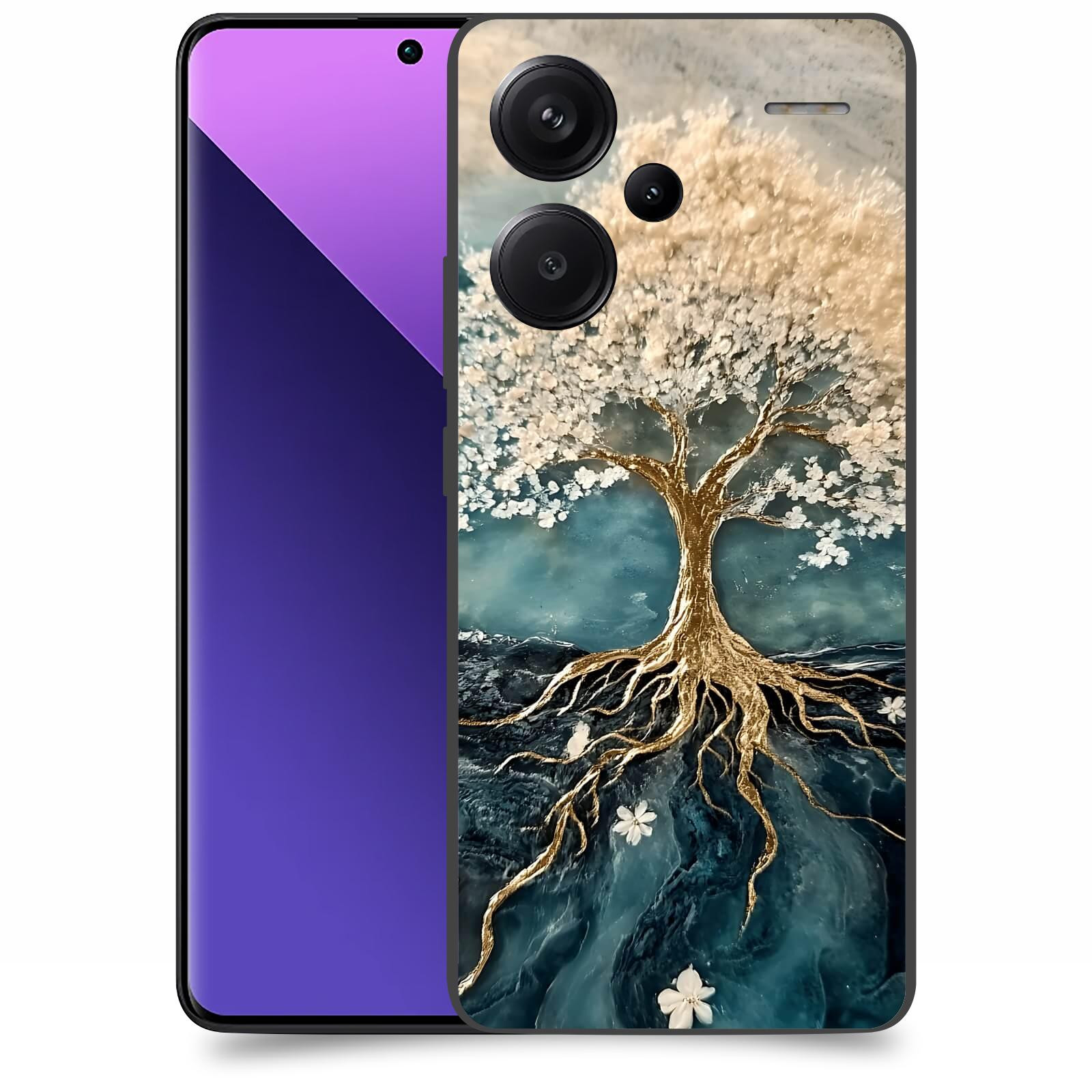 ACOVER Kryt na mobil Xiaomi Redmi Note 13 Pro 5G - Zlatý život