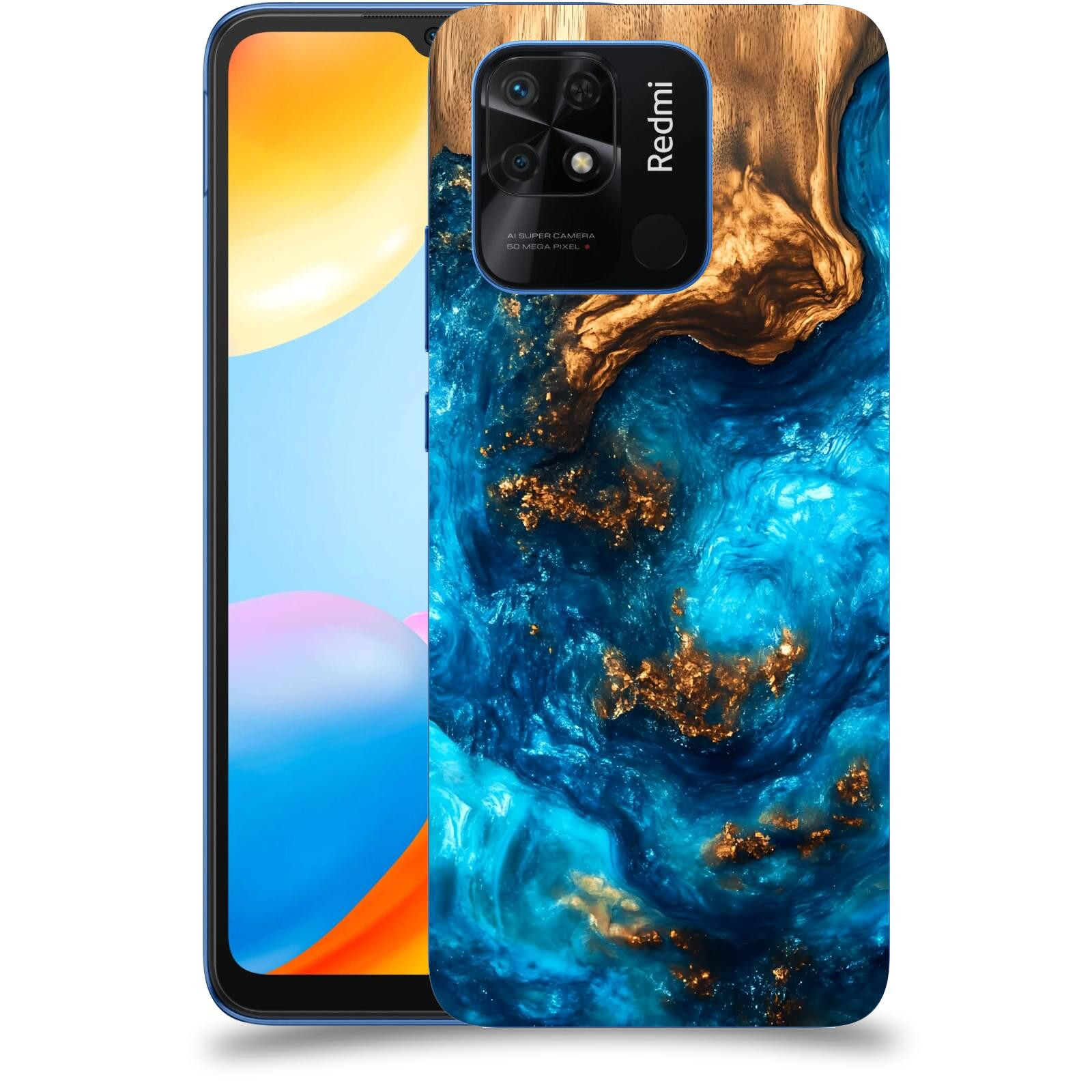 ACOVER Kryt na mobil Xiaomi Redmi 10C - Kosmická hloubka