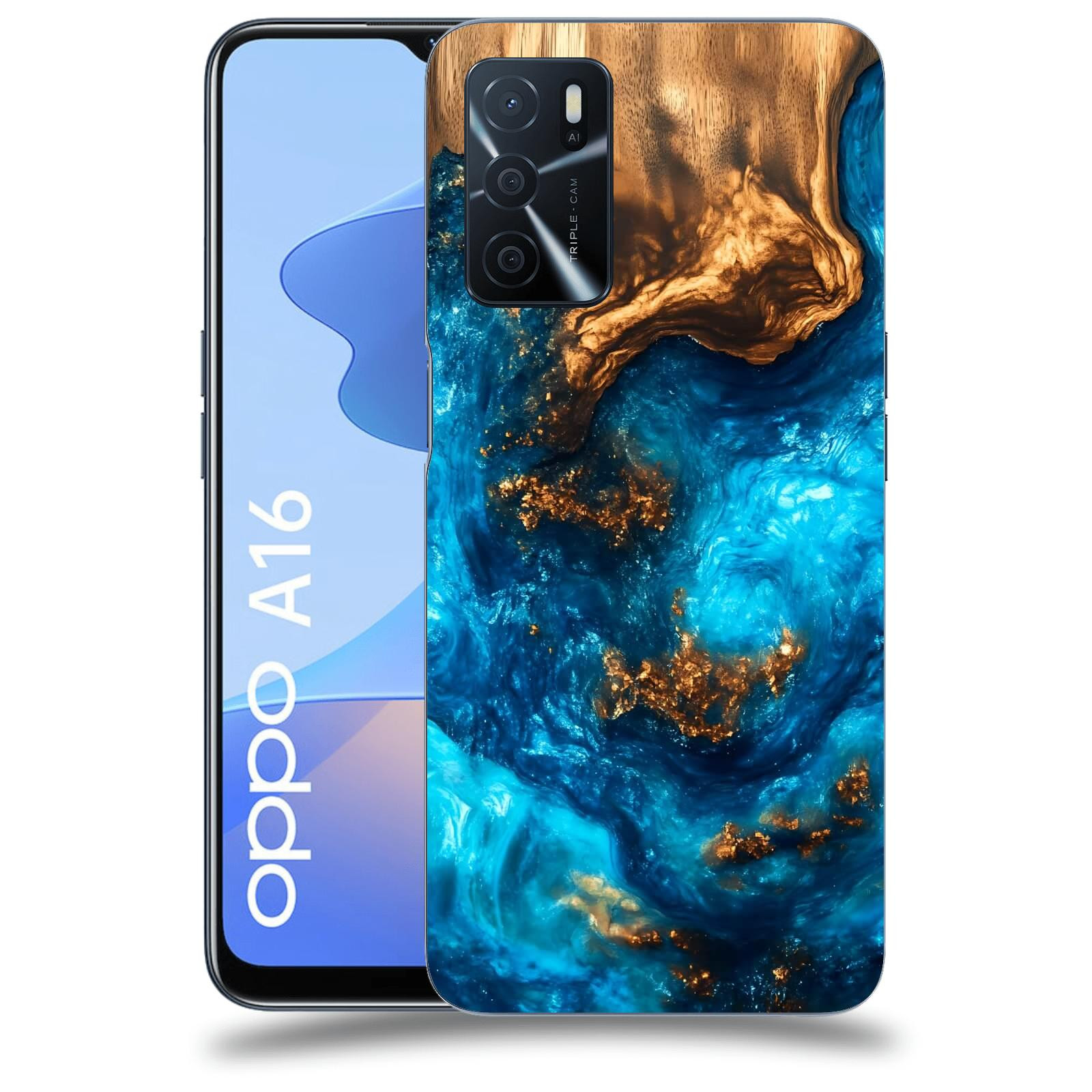 ACOVER Kryt na mobil OPPO A16 - Kosmická hloubka