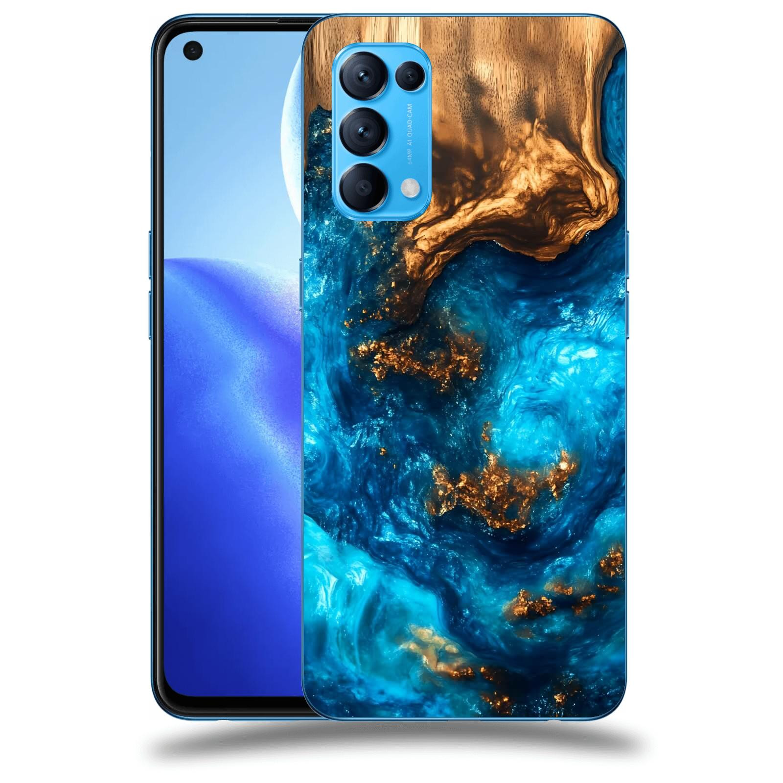ACOVER Kryt na mobil OPPO Reno 5 5G - Kosmická hloubka