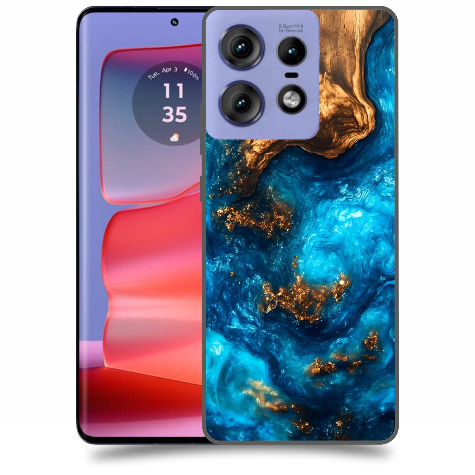 ACOVER Kryt na mobil Motorola Edge 50 Pro - Kosmická hloubka