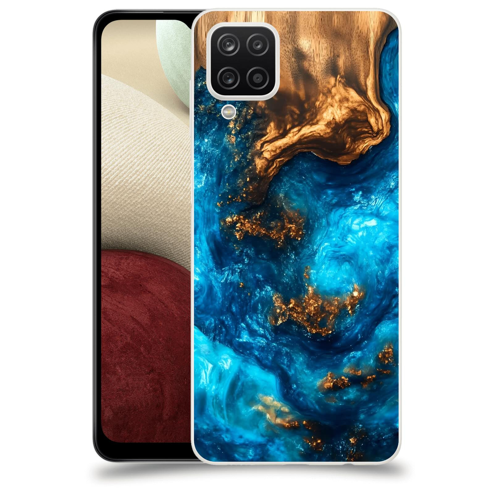 ACOVER Kryt na mobil Samsung Galaxy A12 A125F - Kosmická hloubka