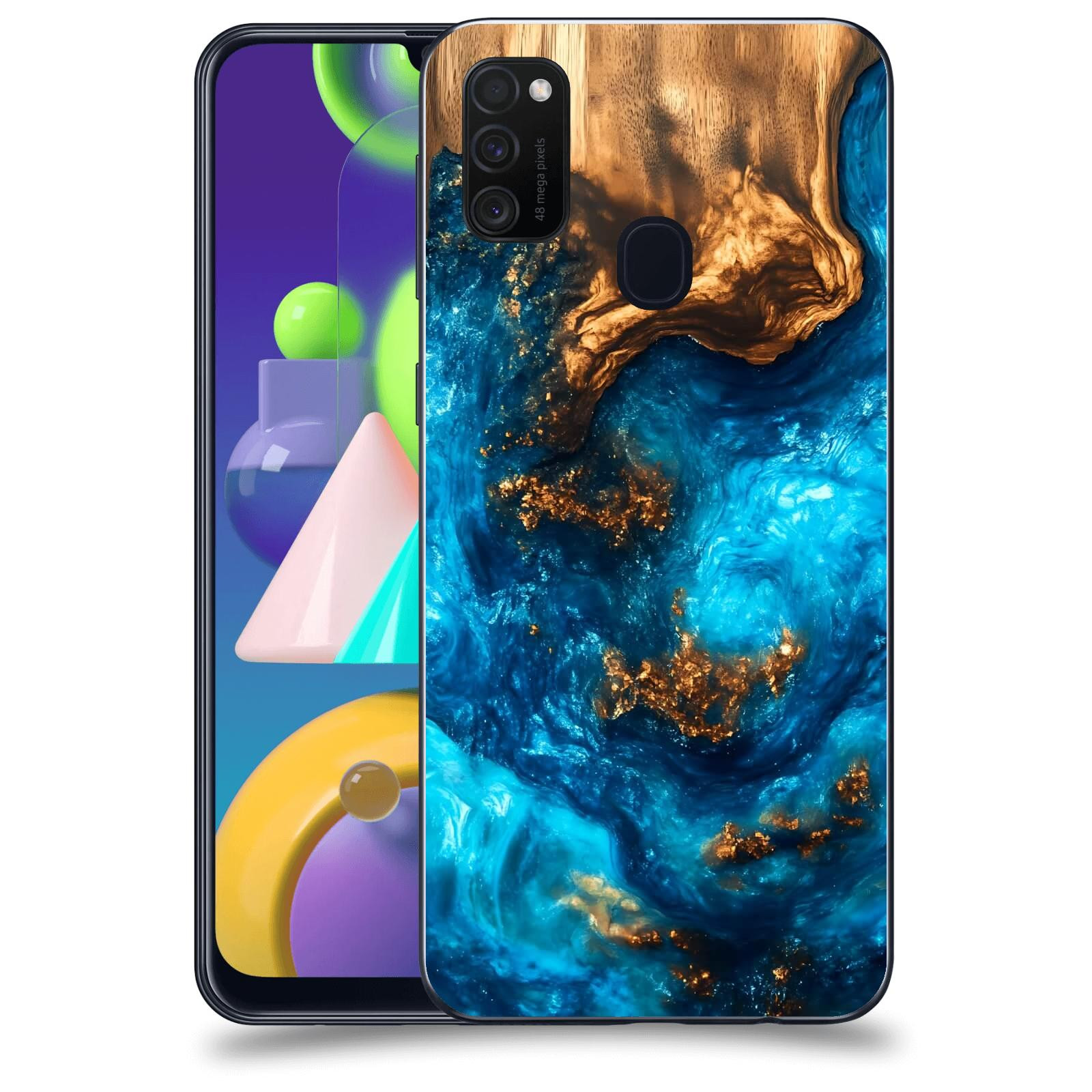 ACOVER Kryt na mobil Samsung Galaxy M21 M215F - Kosmická hloubka