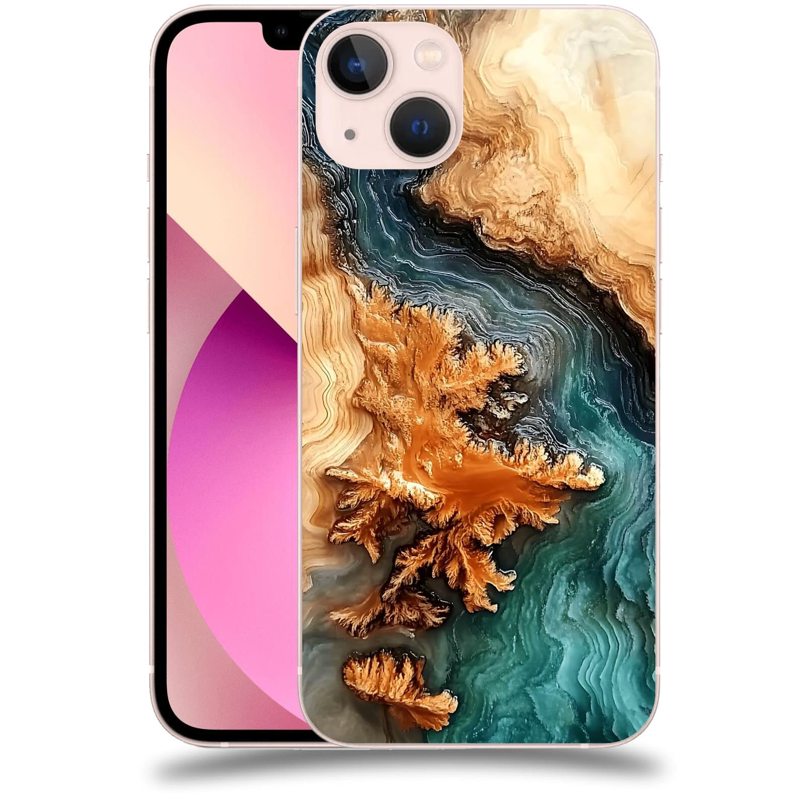 ACOVER Kryt na mobil Apple iPhone 13 - Minerální tok