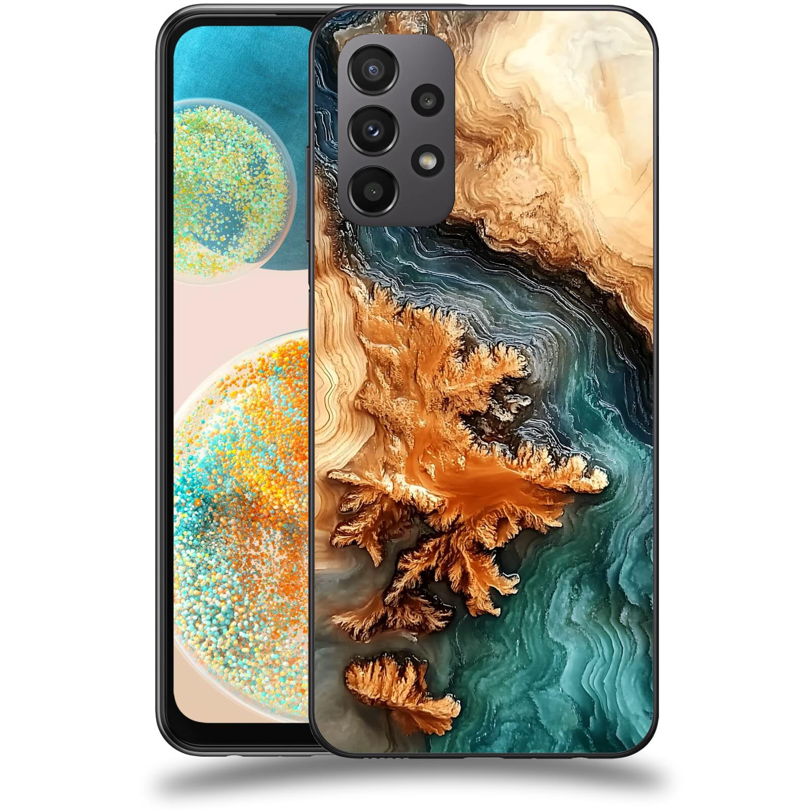ACOVER Kryt na mobil Samsung Galaxy A23 5G - Minerální tok