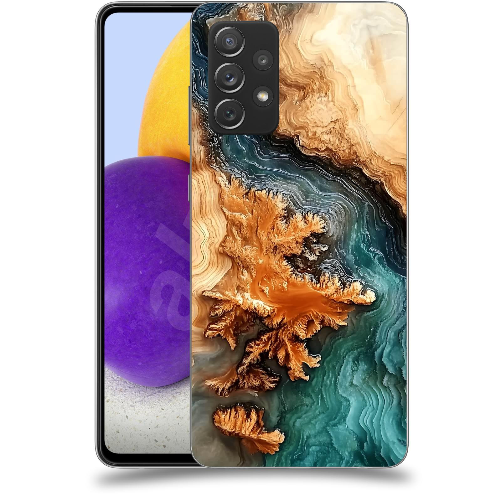 ACOVER Kryt na mobil Samsung Galaxy A72 A725F - Minerální tok