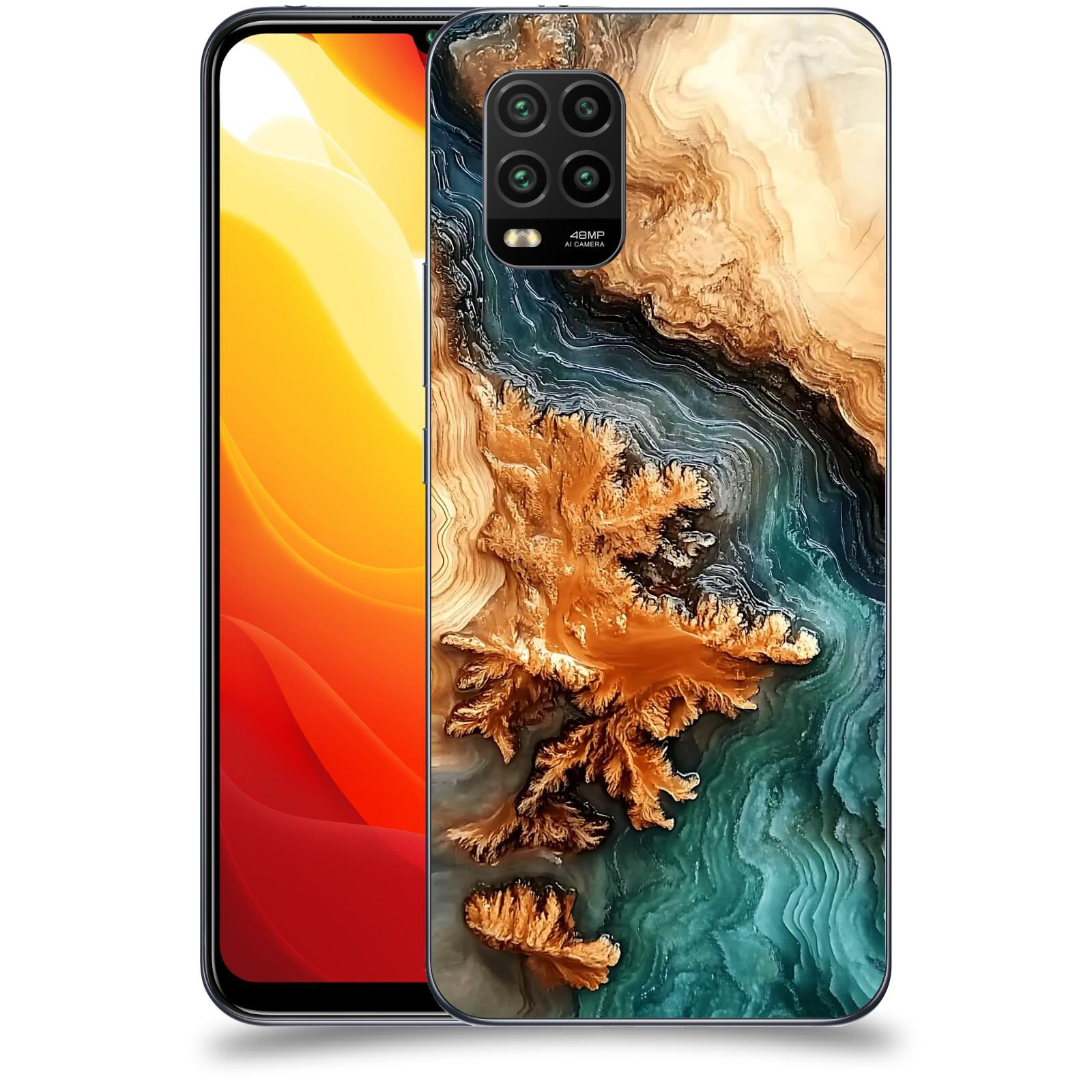 ACOVER Kryt na mobil Xiaomi Mi 10 Lite - Minerální tok